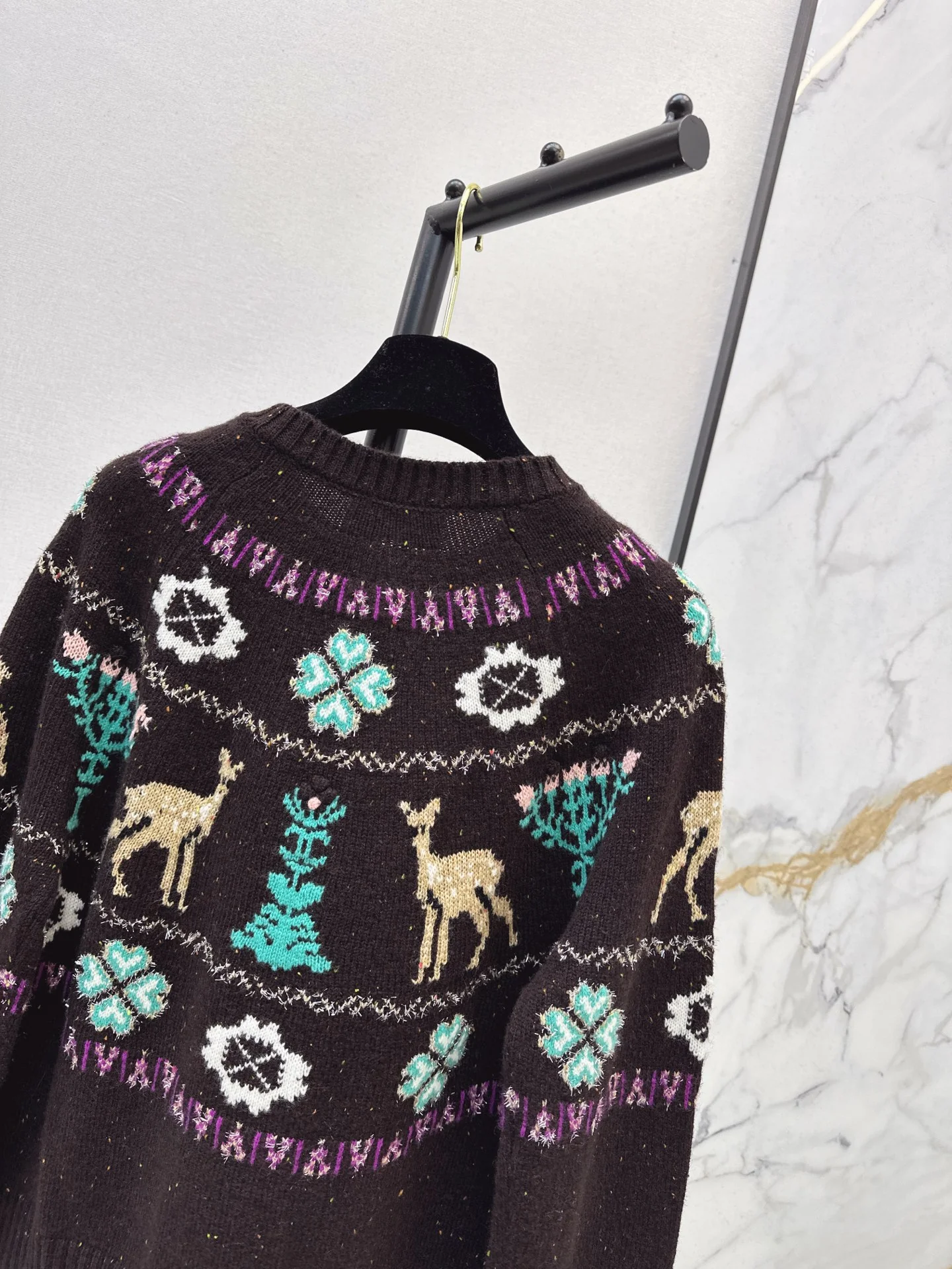 Chan 25fw christmas cardigan