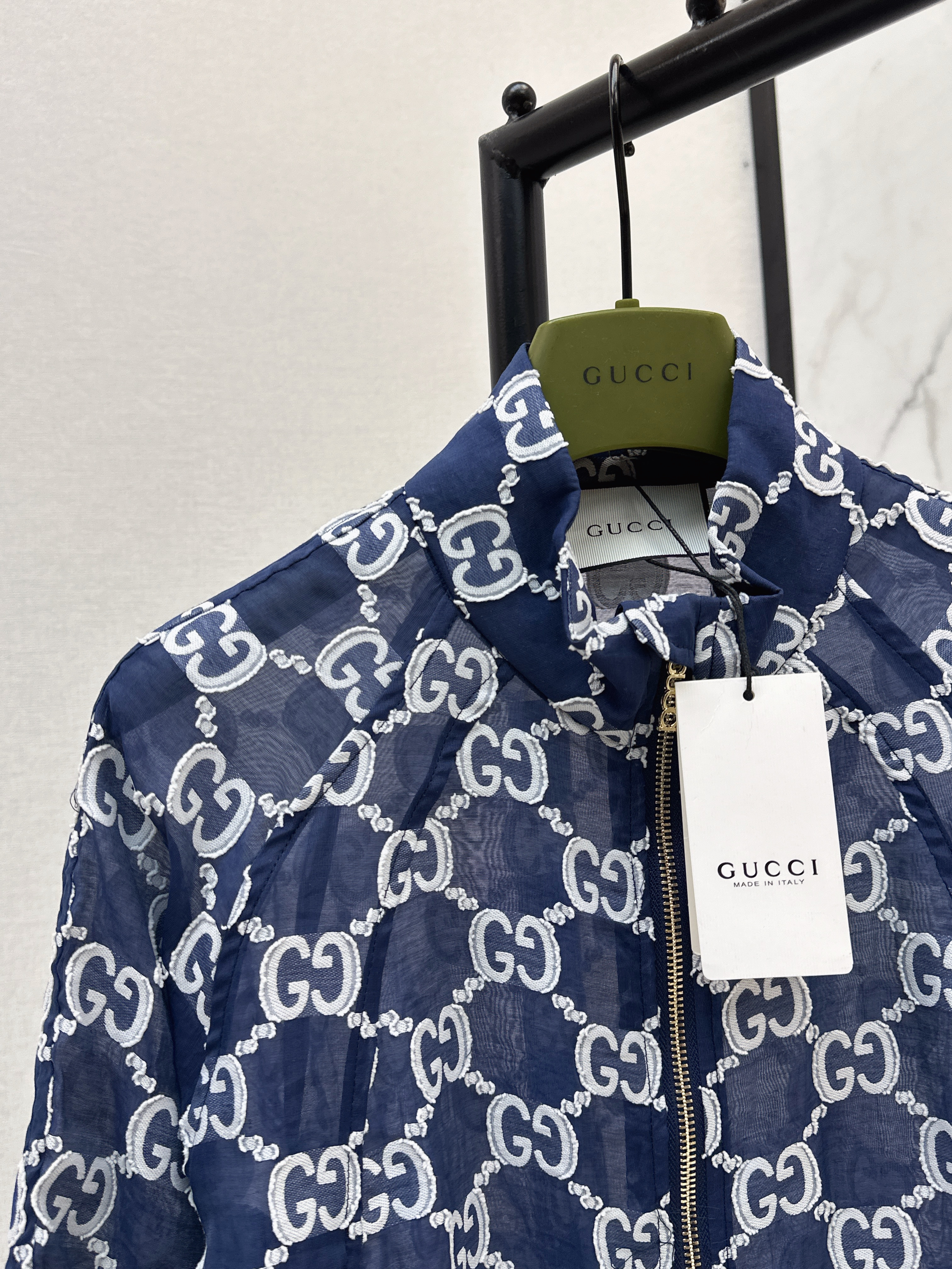 Guc 26SS Monogram Print Cropped Jacket