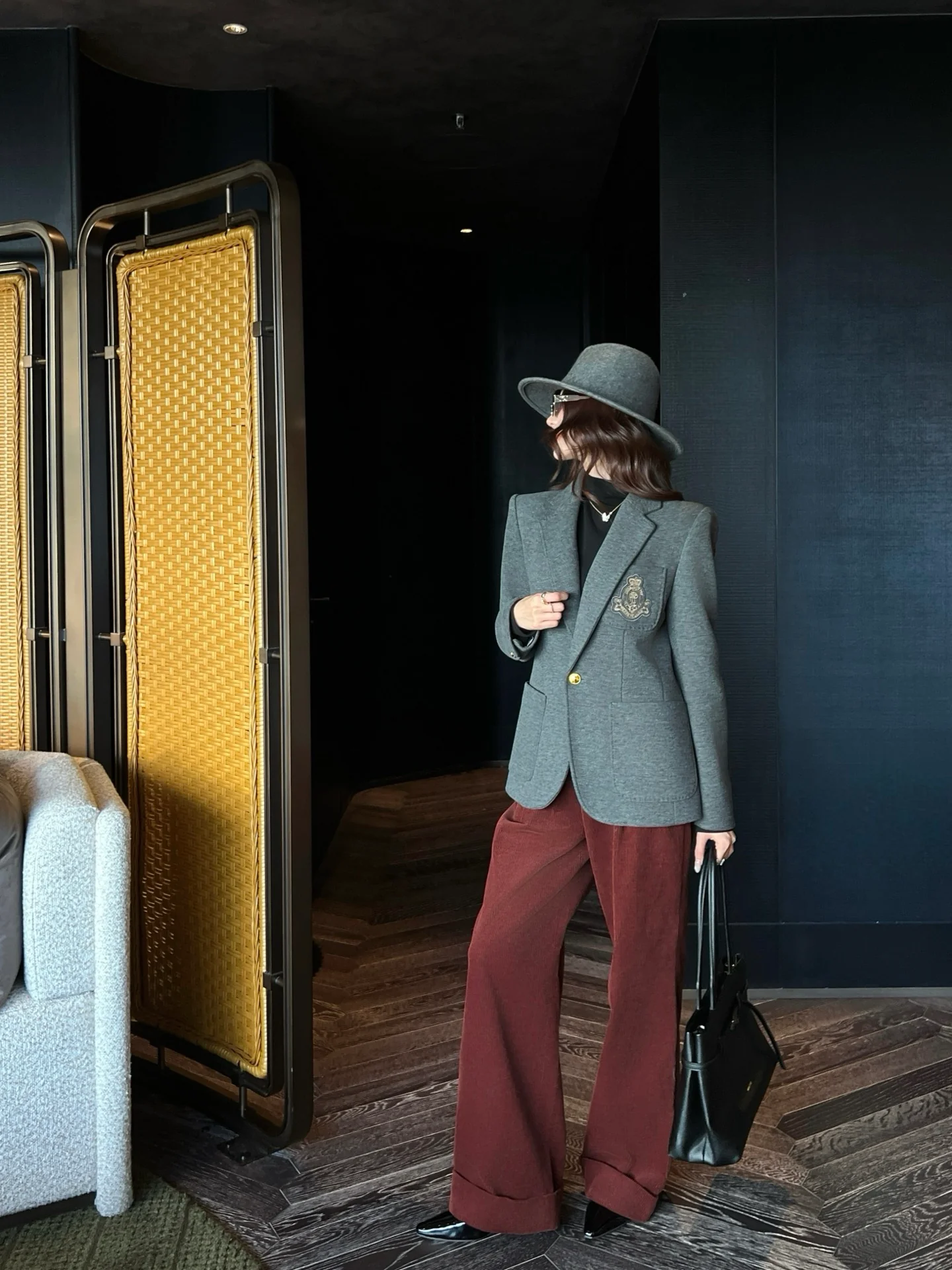 Ralp 25fw preppy look blazer