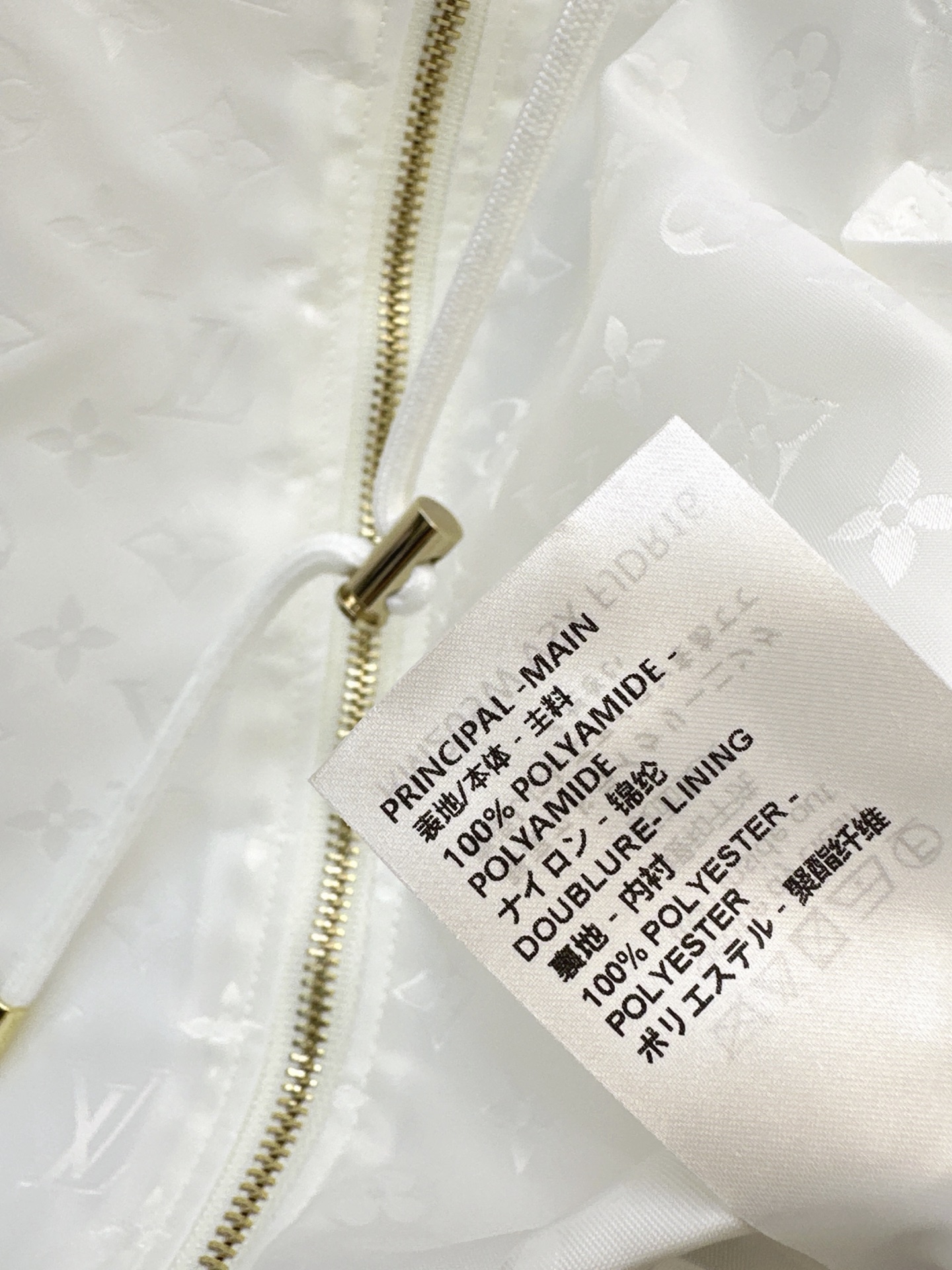 Louis 26ss Tonal Print Hooded Zip Jacke