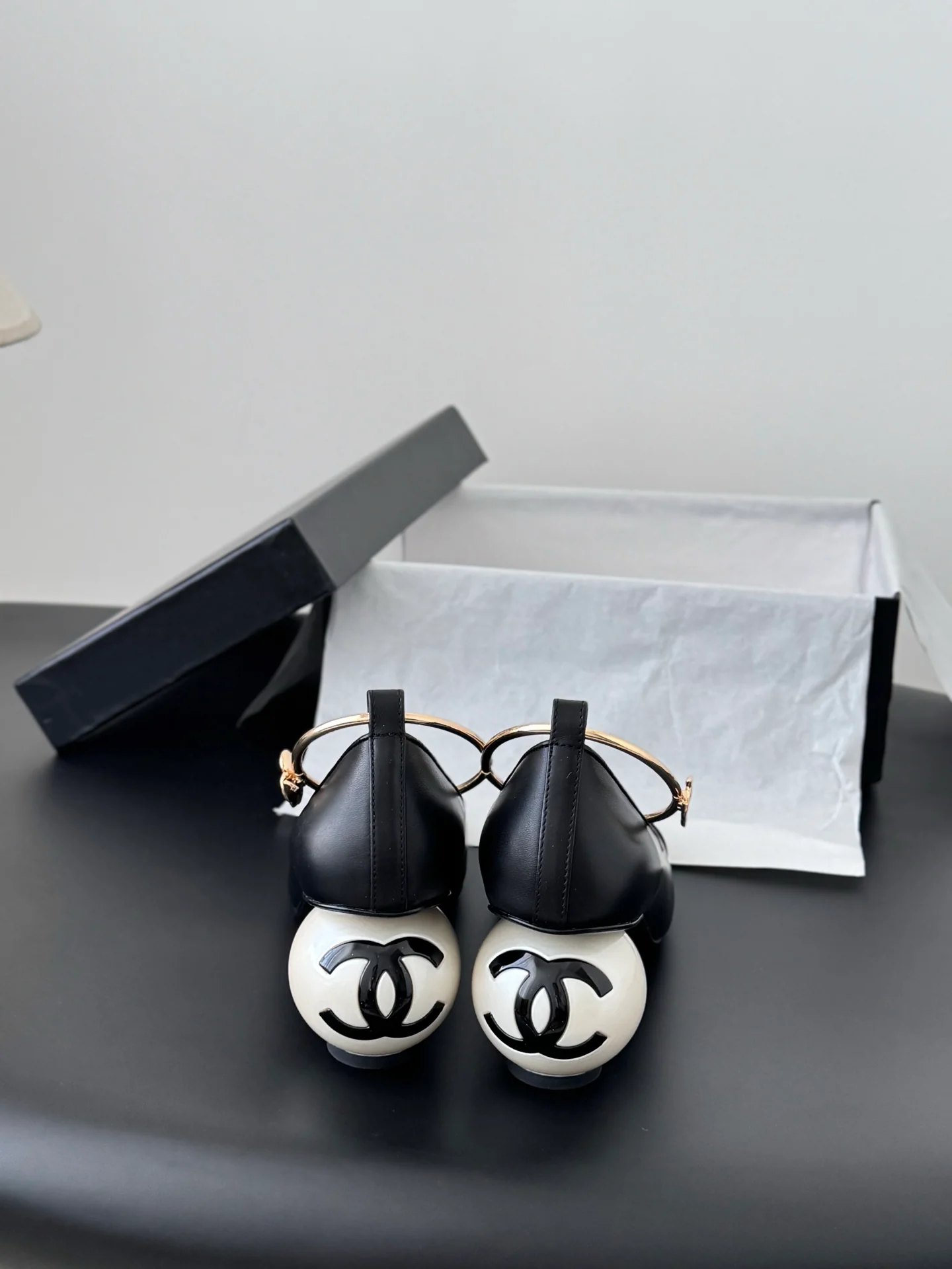 Chan 25fw chunky heels