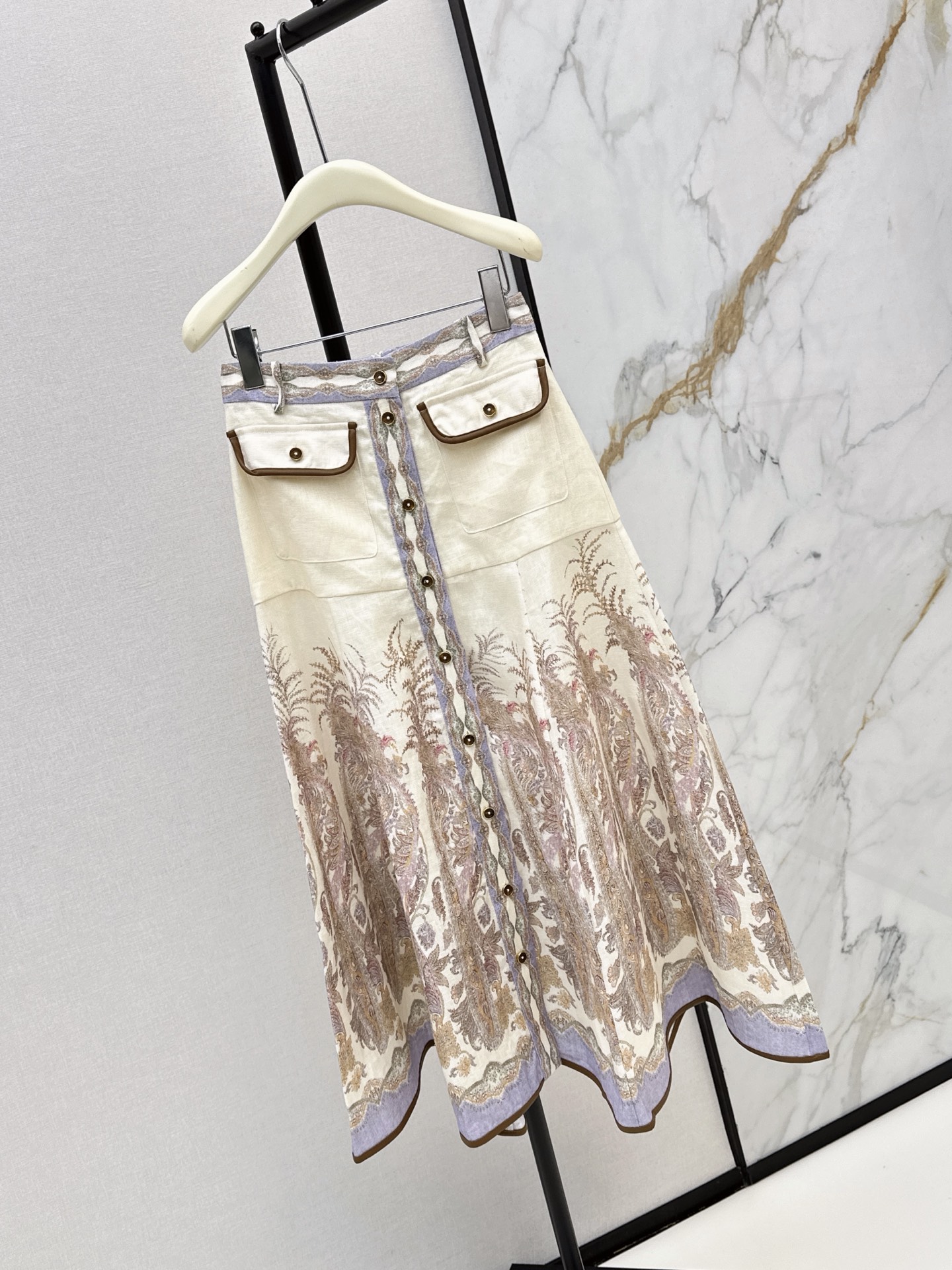 Zimm 26ss print skirt