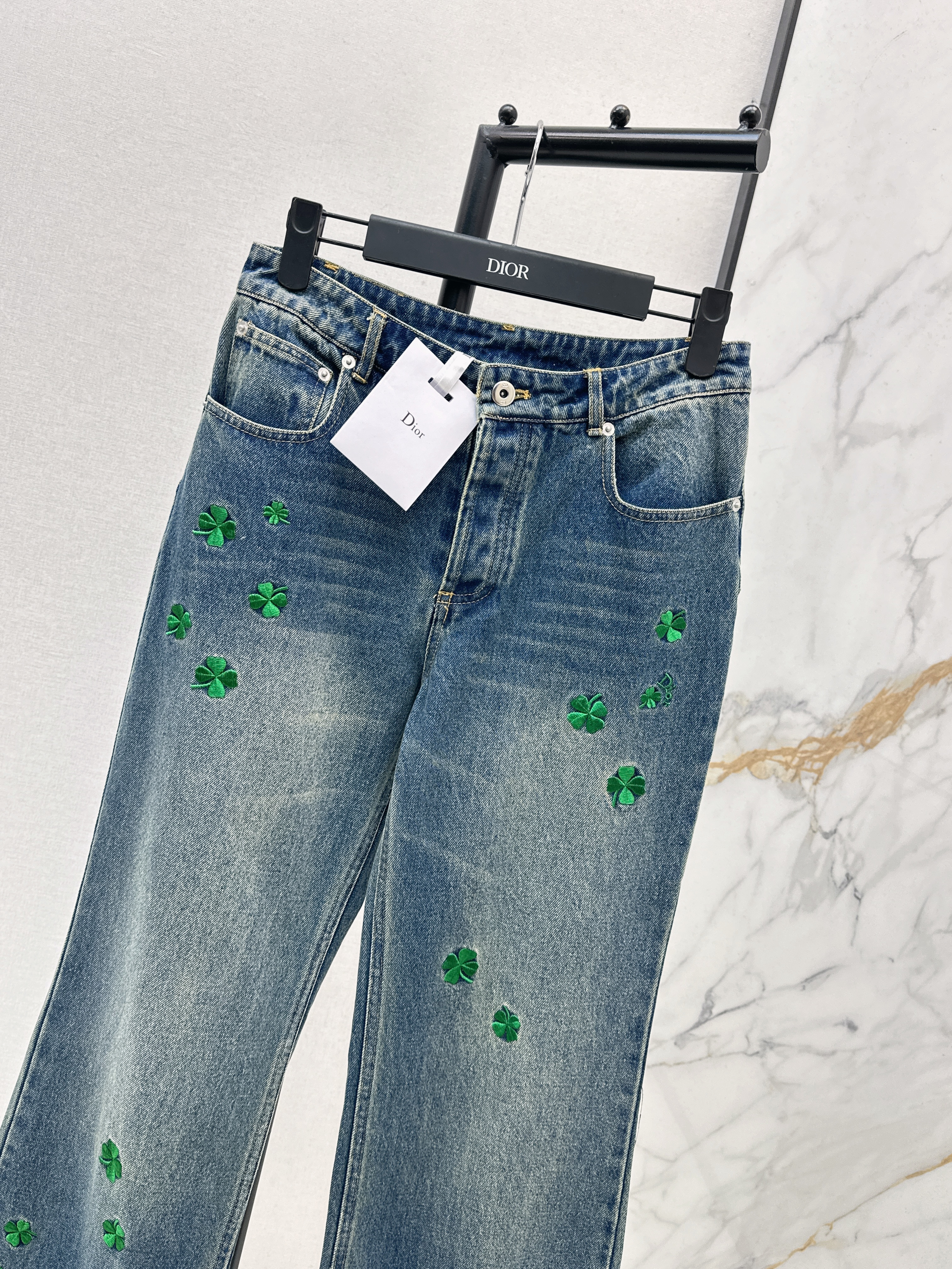 CD 26ss embroidery jeans