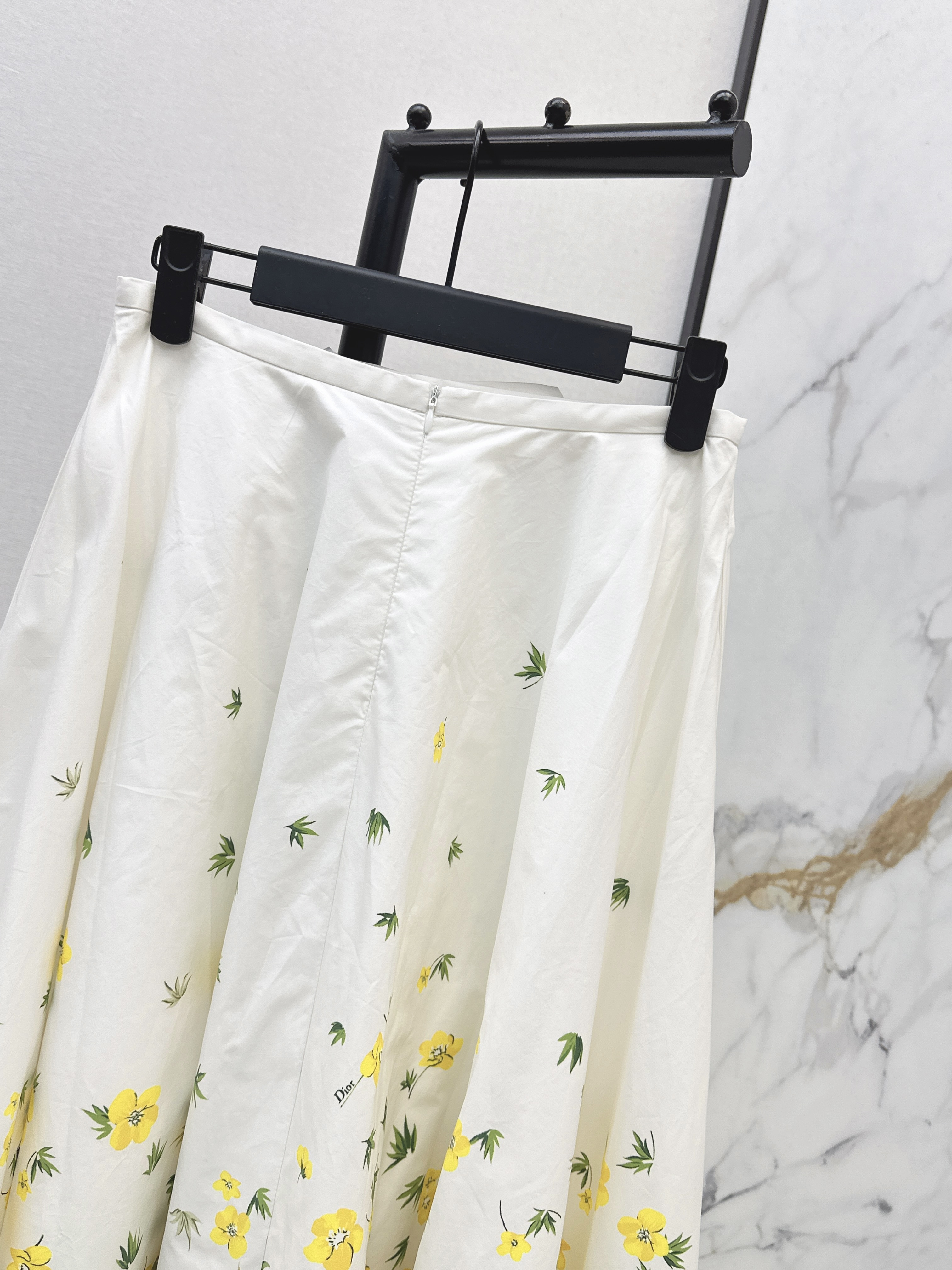 CD 26ss flower print pleated skirts