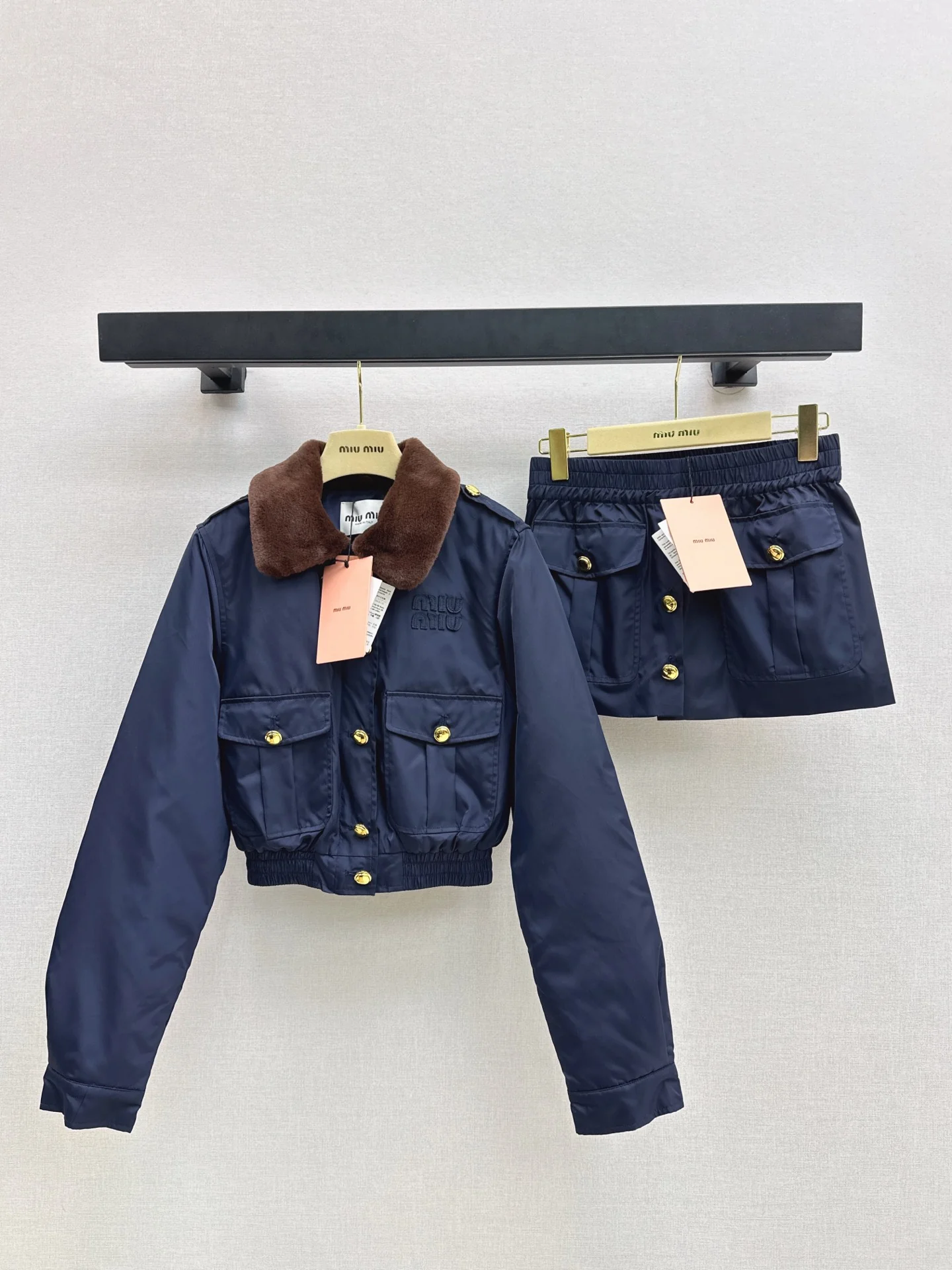 Miu 25fw padded jacket