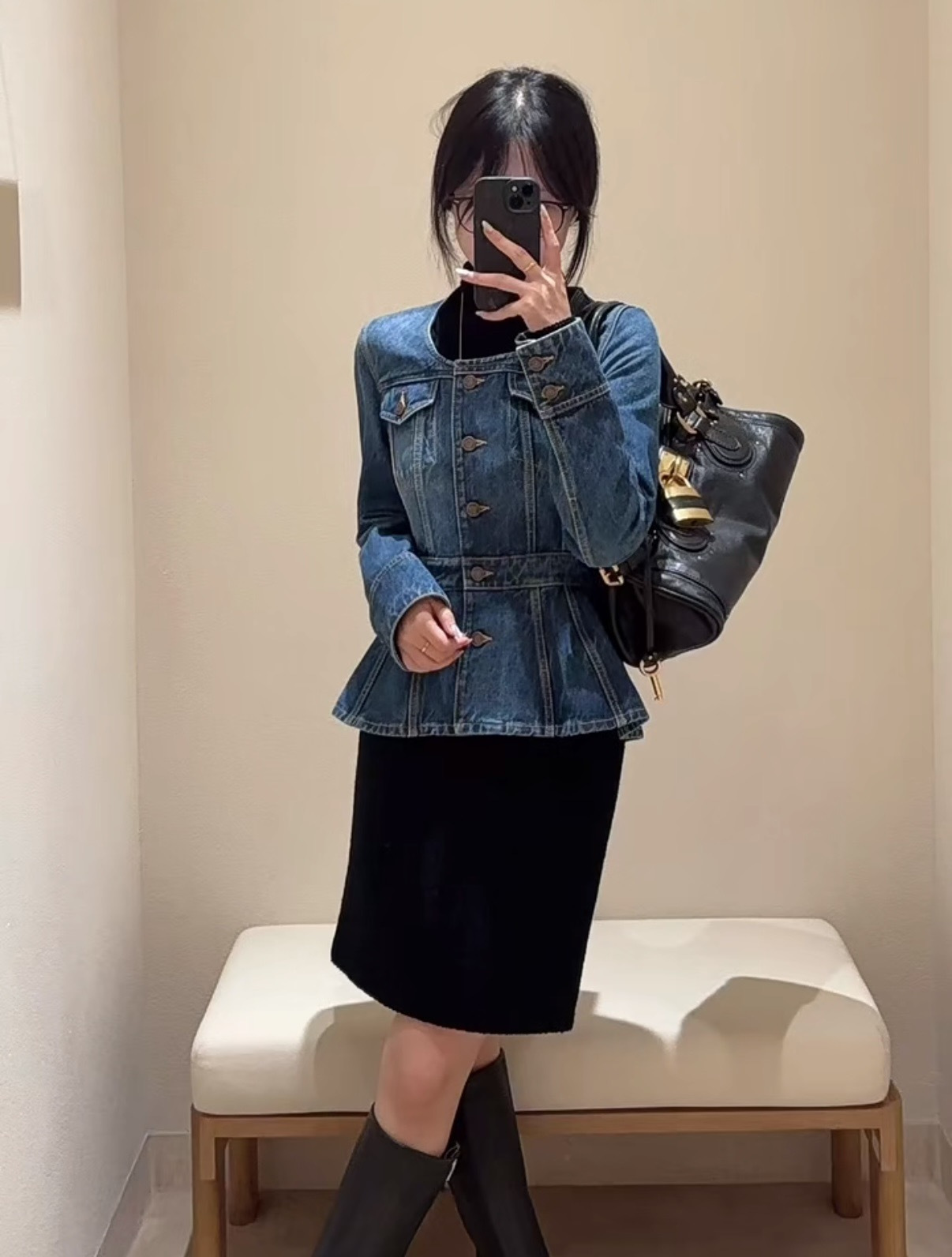 Chol 26ss denim jacket