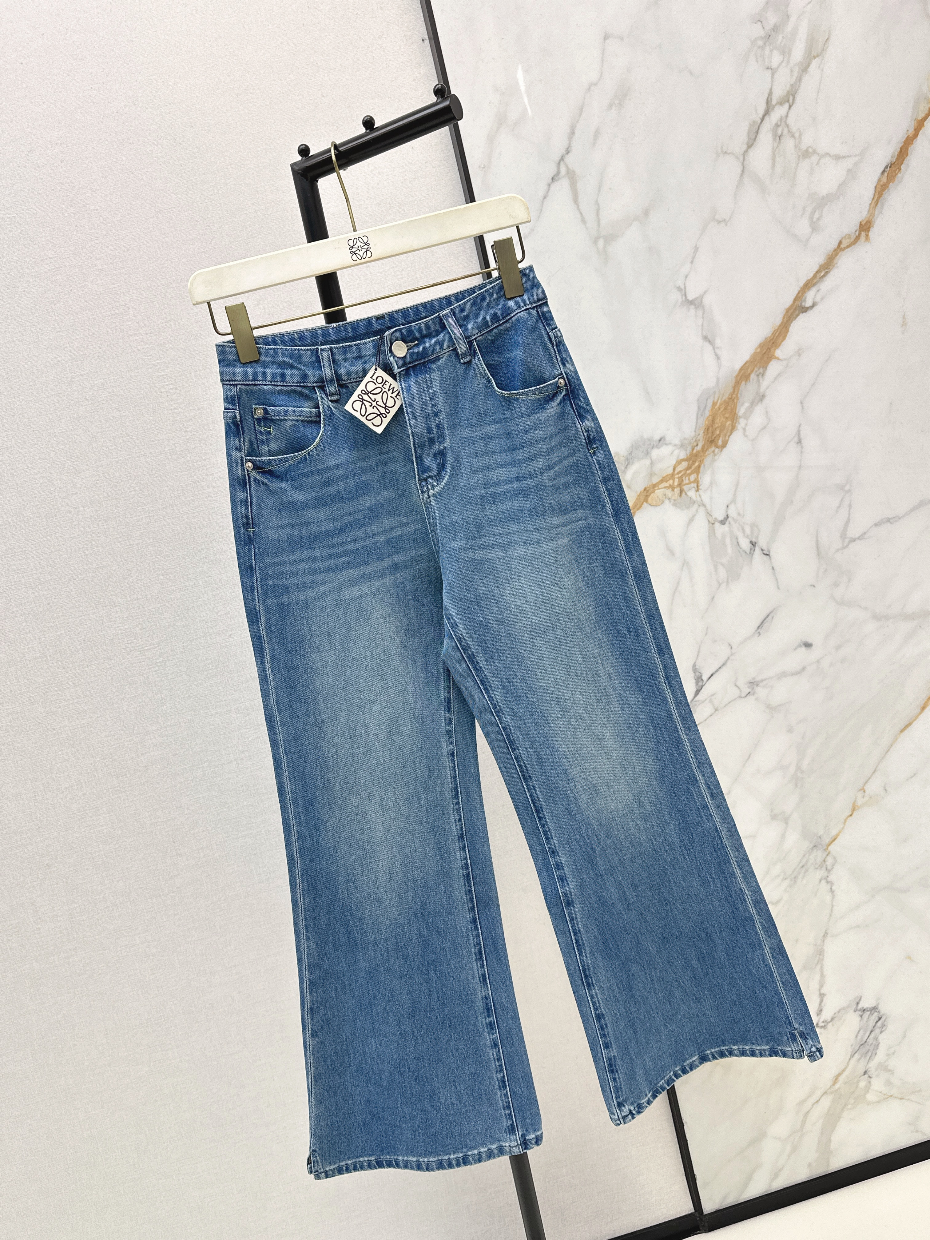 Loe 26ss cropped jeans