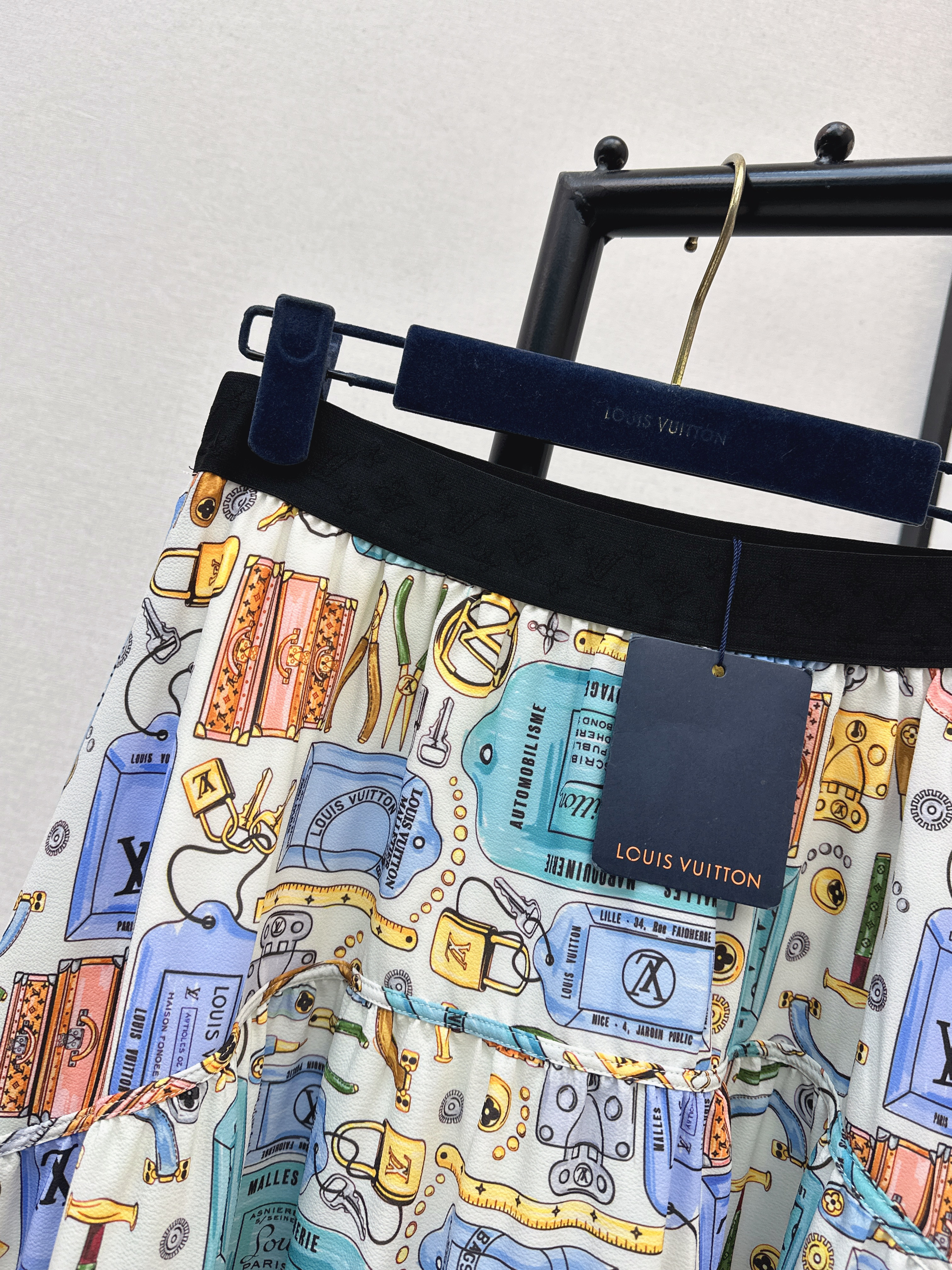 Loui 26ss print skirt
