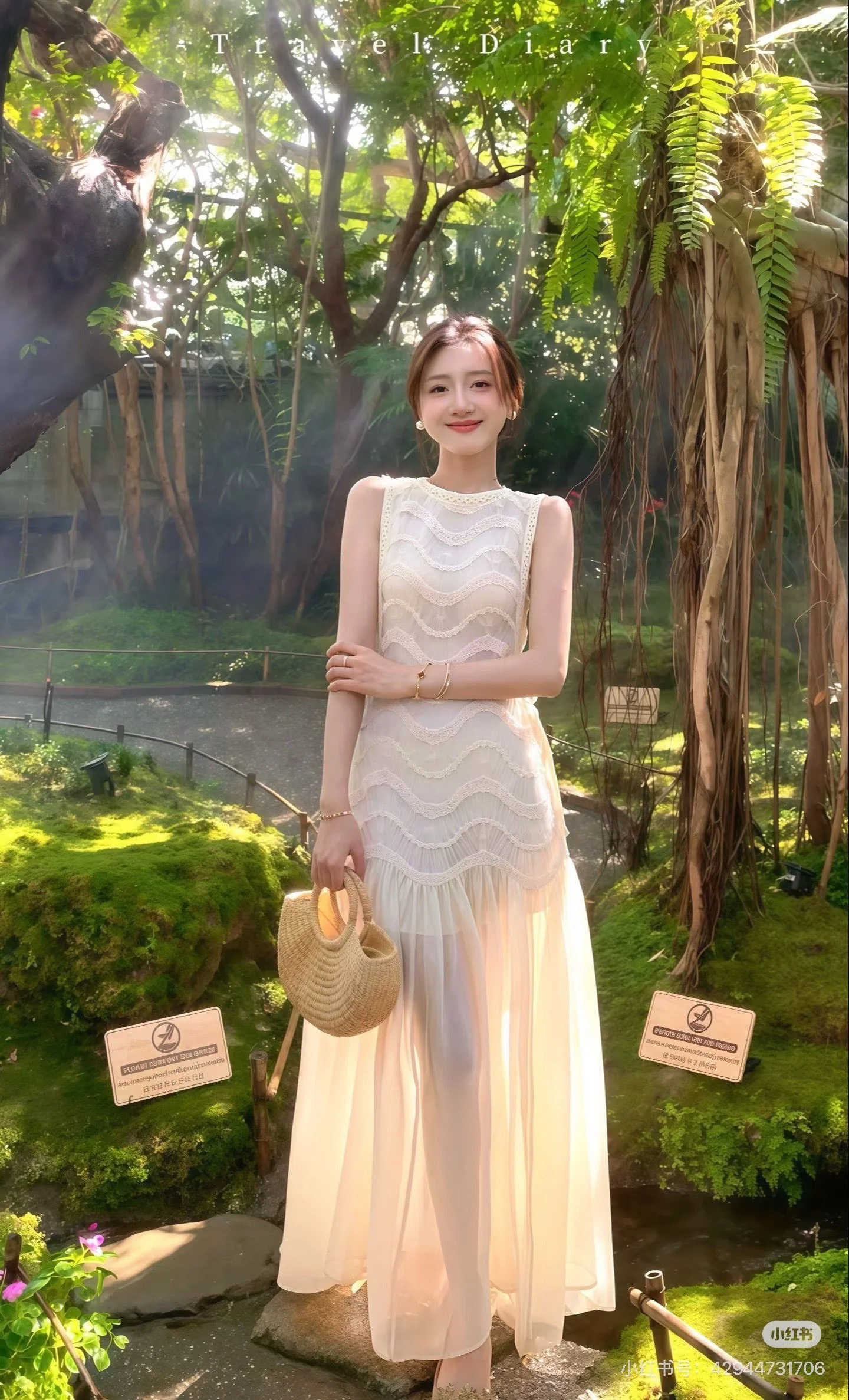 CD 26ss woven contract chiffon dress