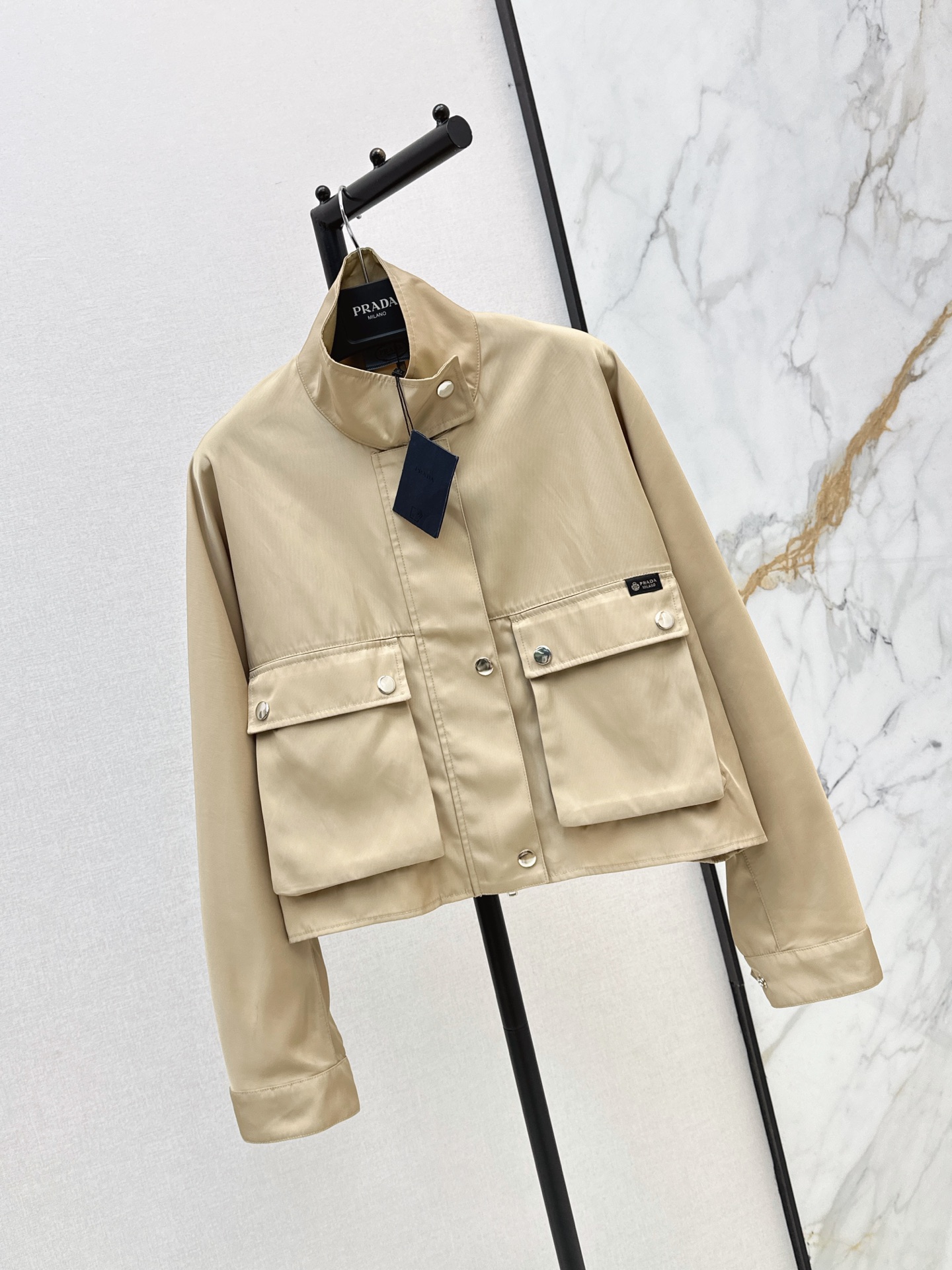 Pra 26ss cropped jacket