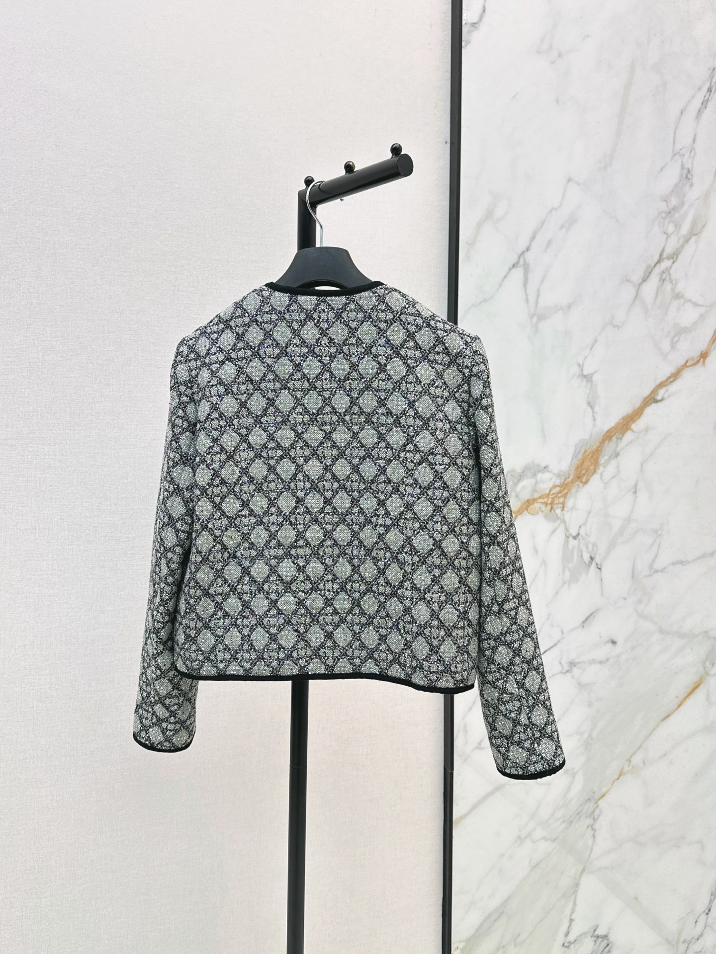 CD 26ss rhinestone tweed jacket