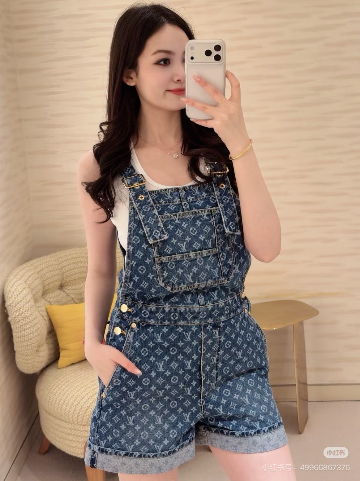 Loui 26ss denim overalls