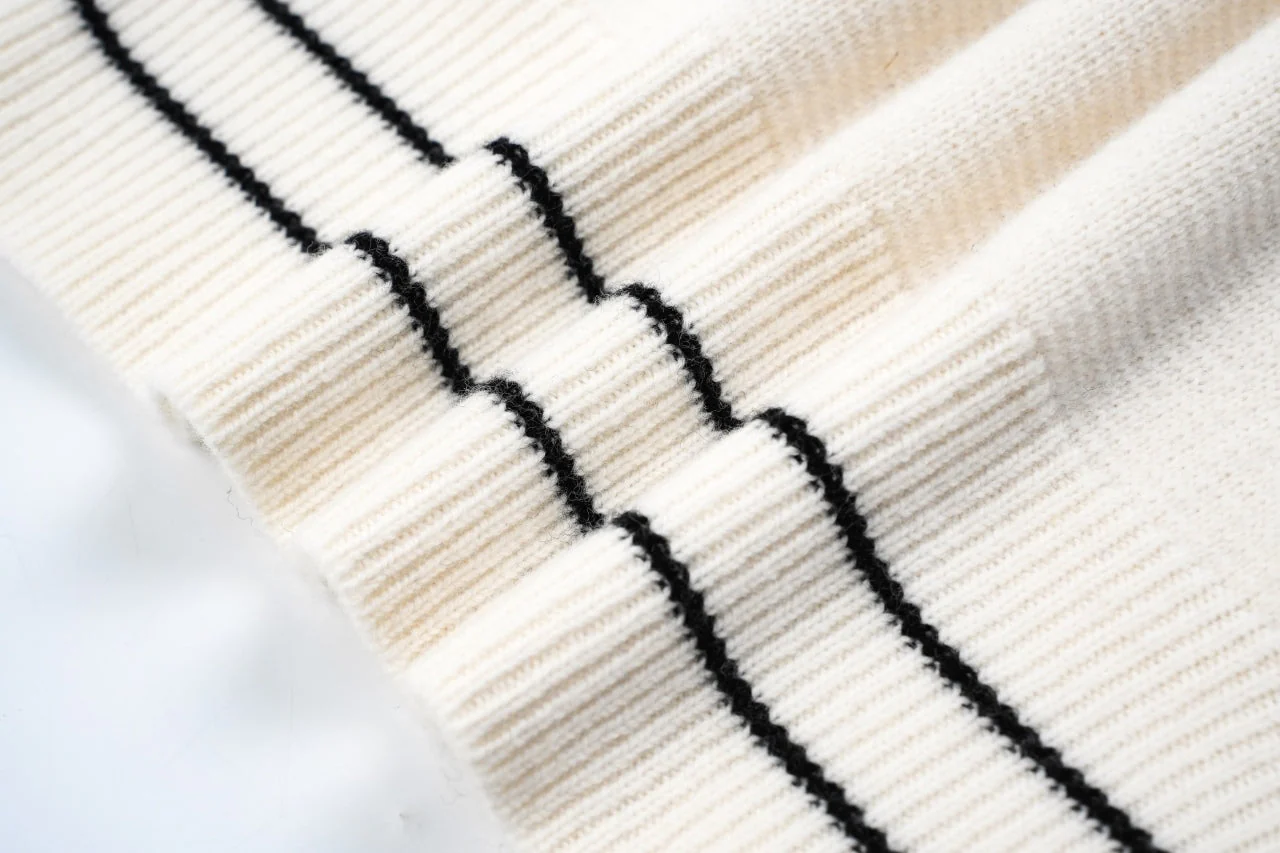 D 25ss wool embroidered knitted t-shirt