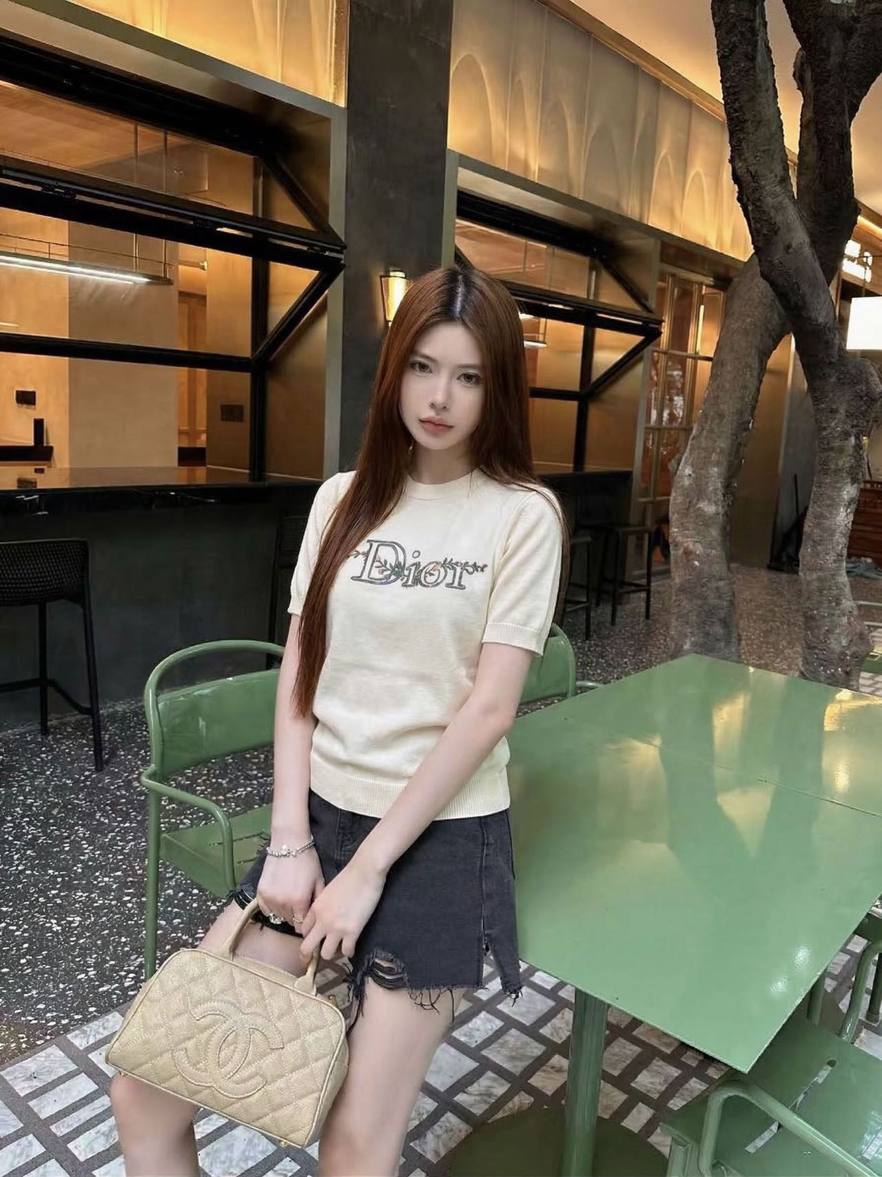 CD 26ss embroidery t-shirt