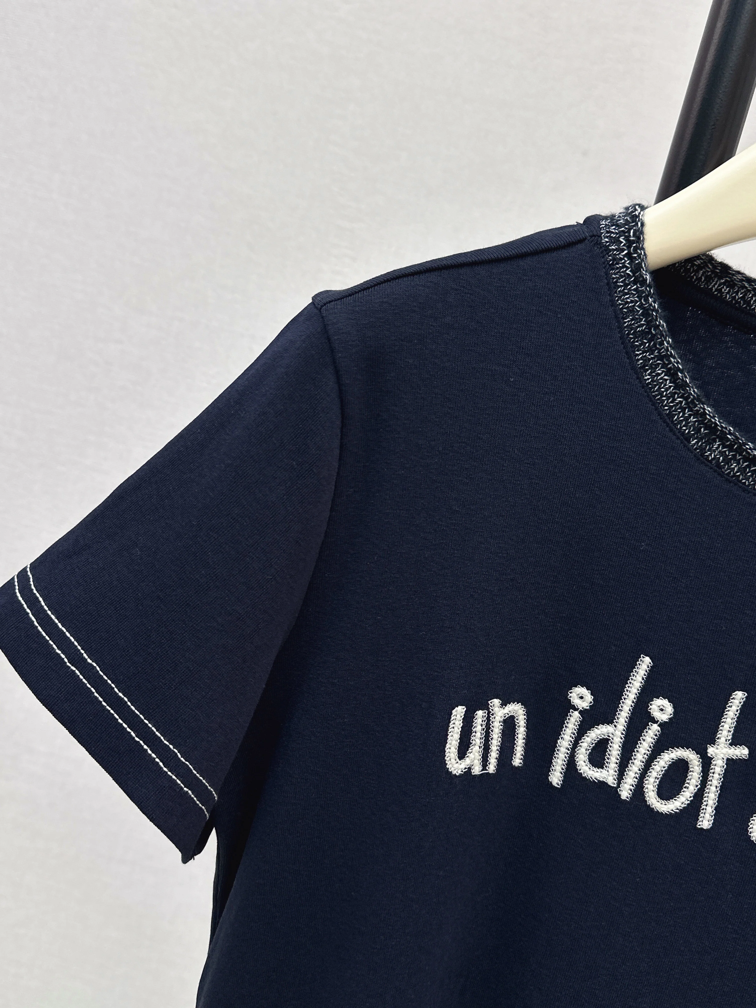 Chan 26ss embroidery t-shirts