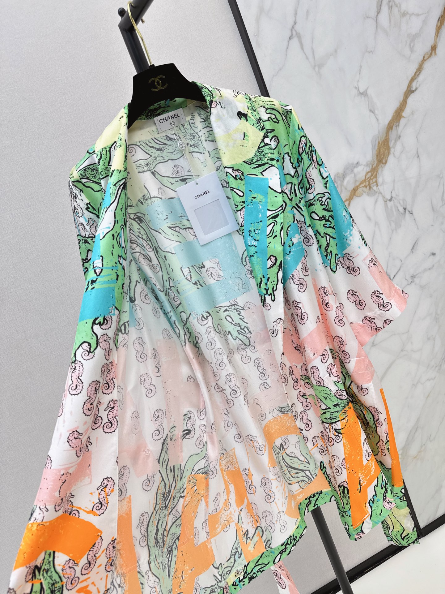 Chan 26ss coco beach silk jacket