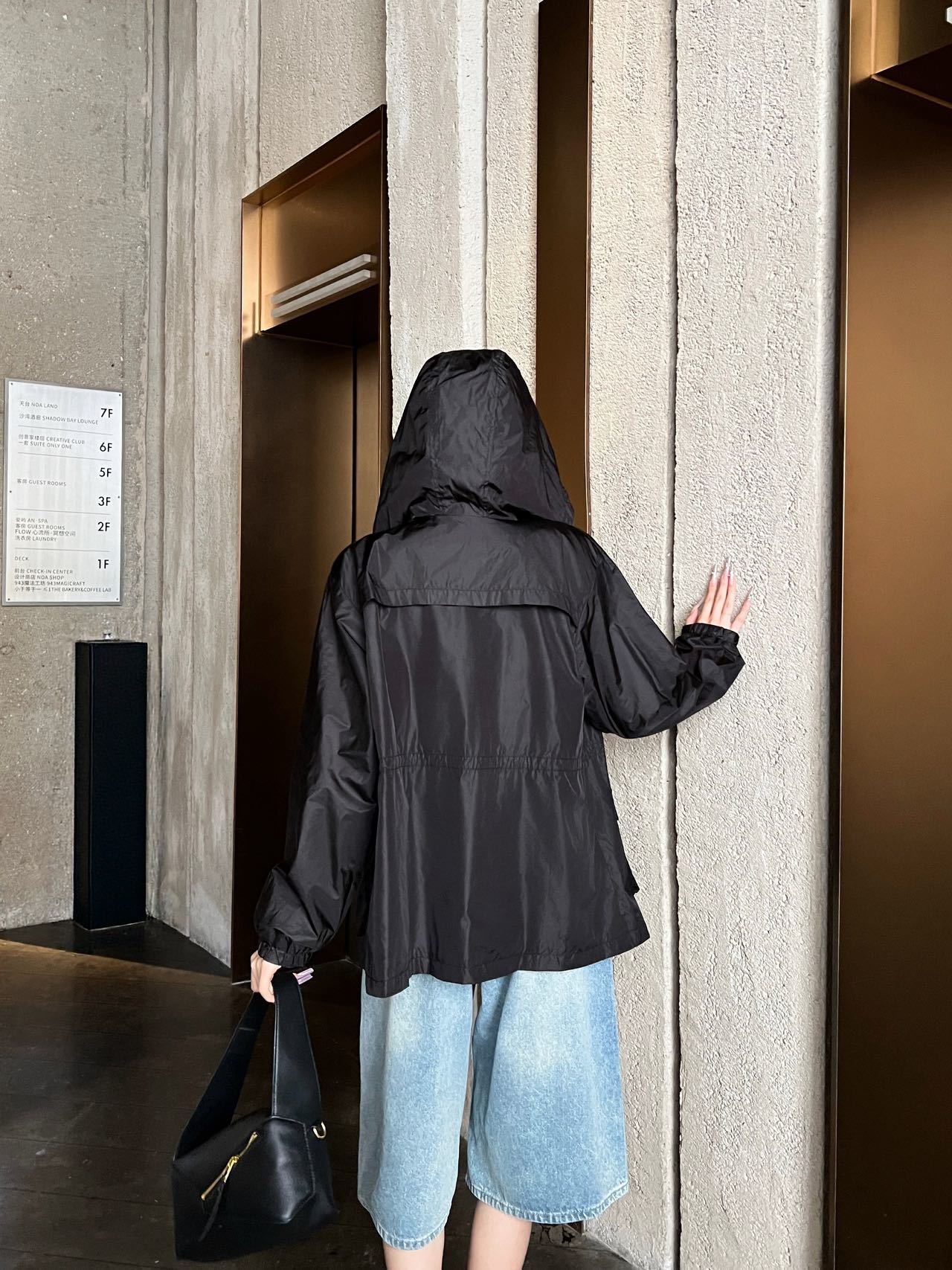 Pra 26SS Hooded Windbreaker Jacket