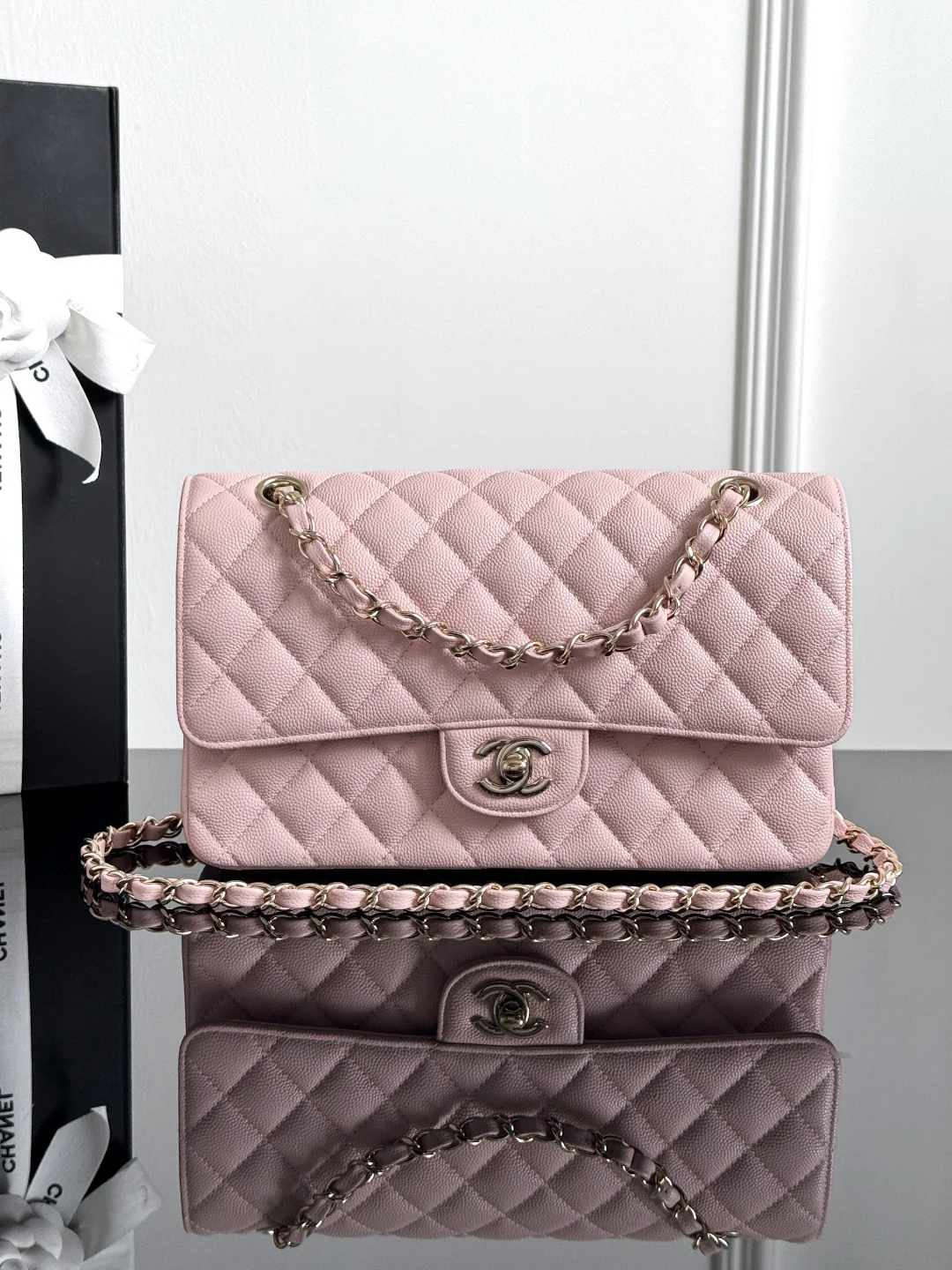 Chan cf25 chain shoulder bag