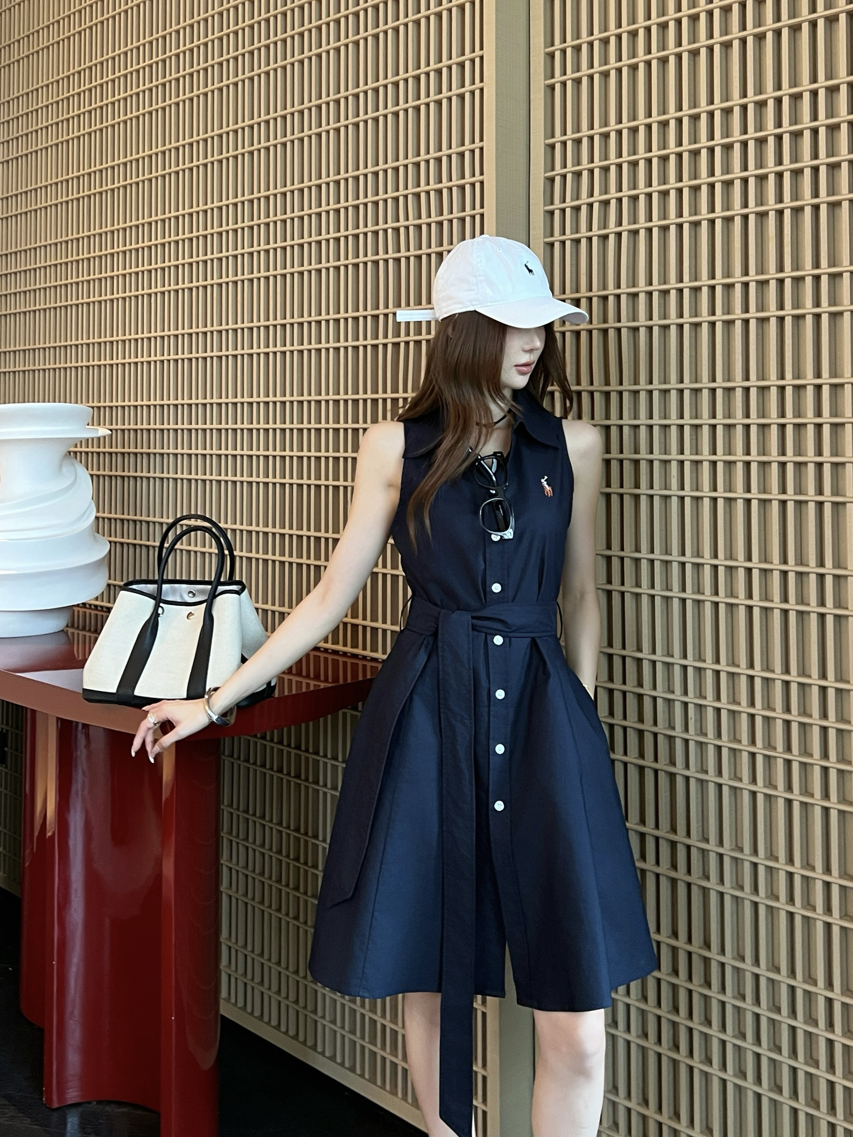 Ralp 26ss sleeveless shirt dress