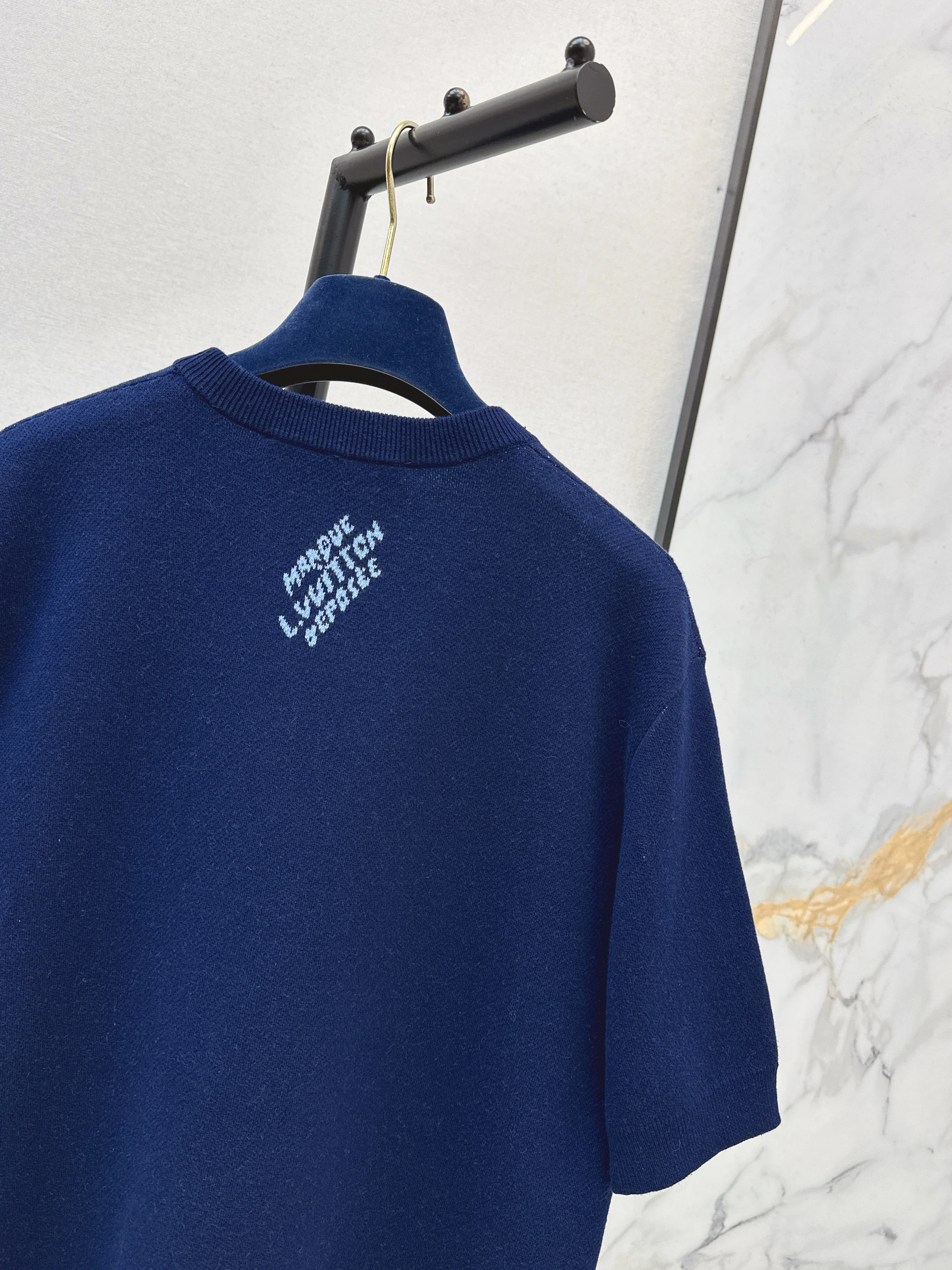 Louis 26ss jacquard knit sweater