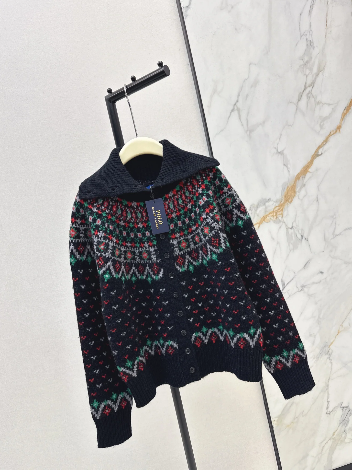 Ralp 26ss fair isle cardigan