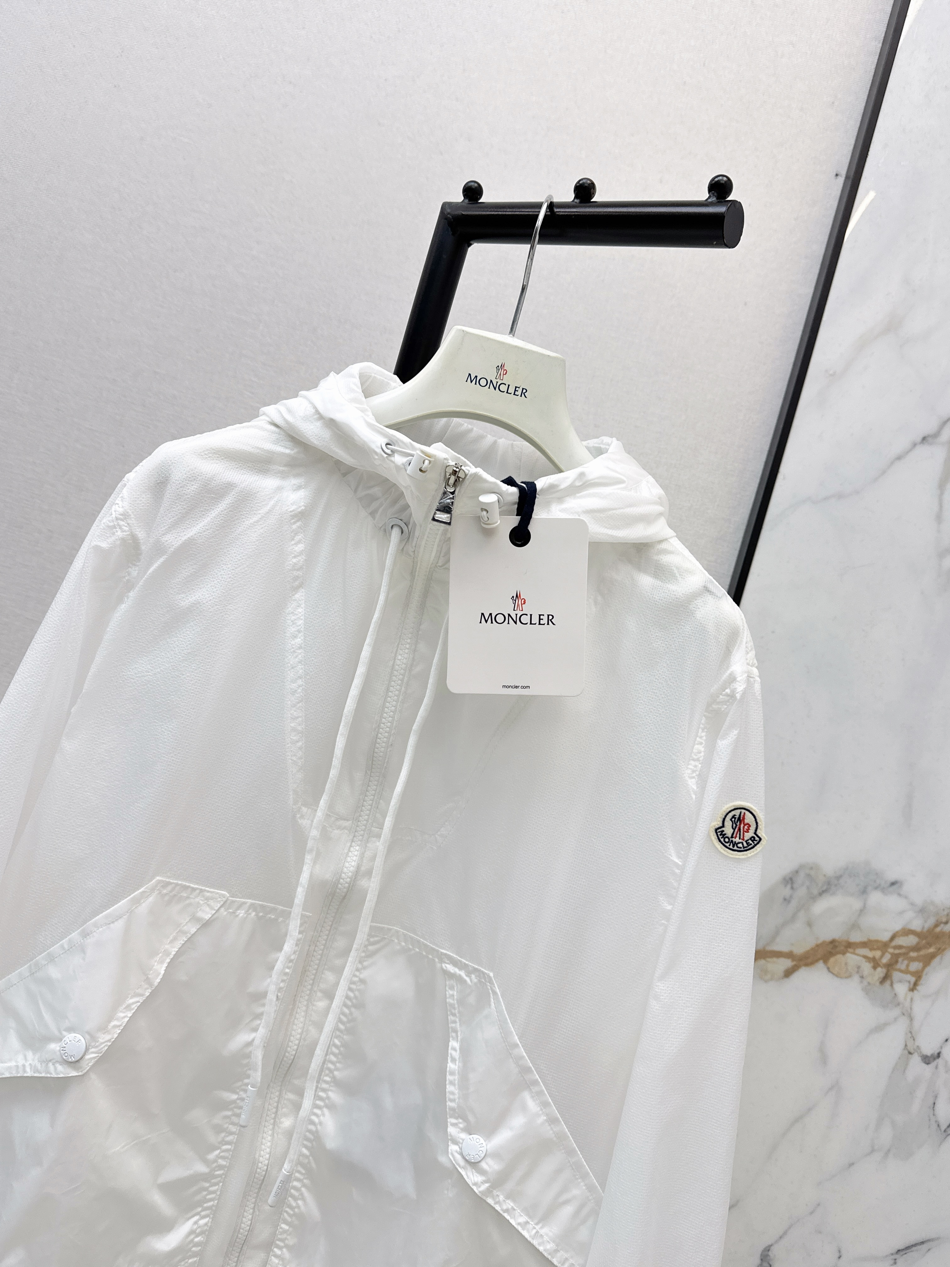 Monc 26ss hooded trench coats