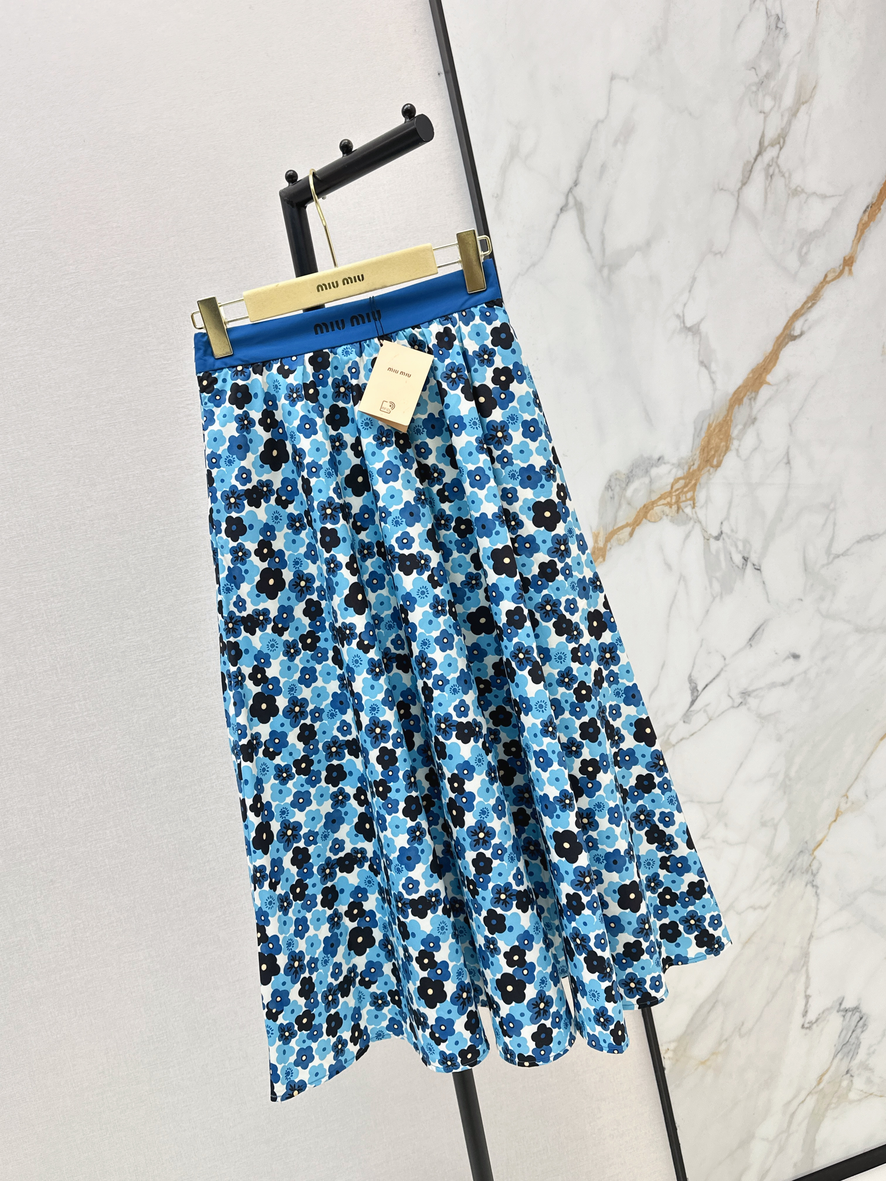 Miu 26ss print skirt