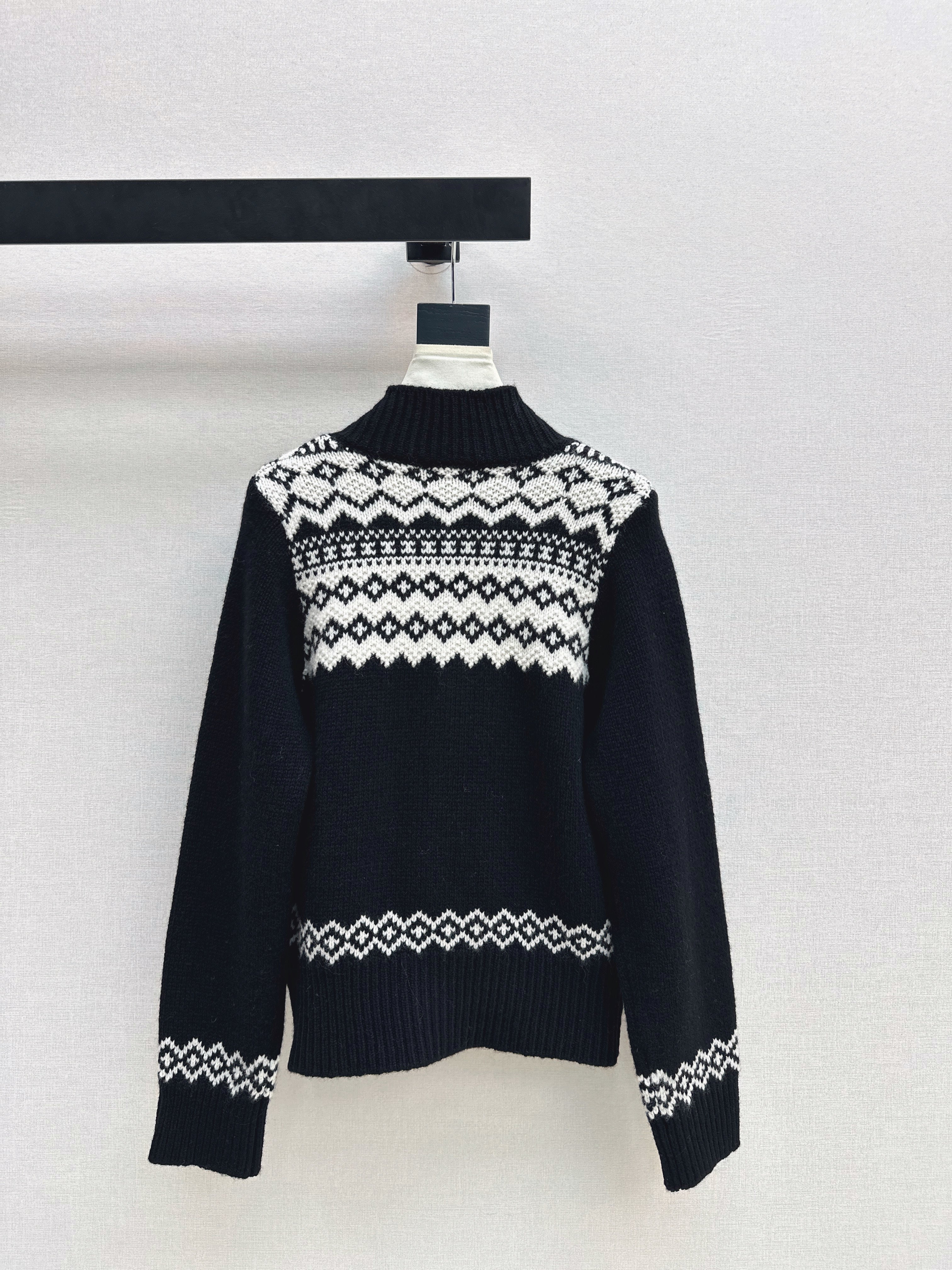 Ralp 26ss fair isle knit cardigan