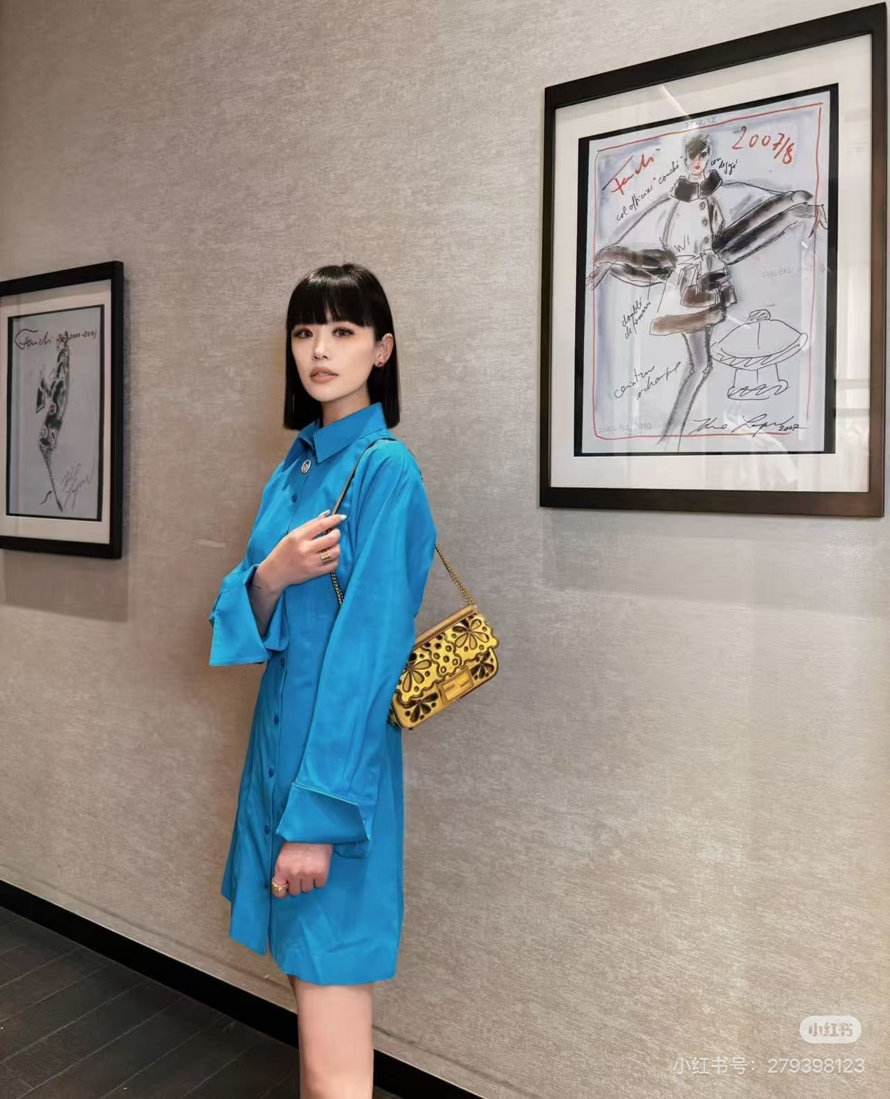 Fen 26ss shirt dress