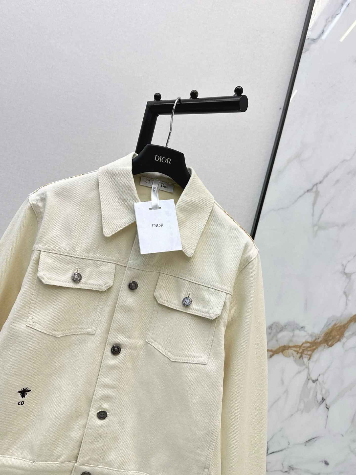 CD 26ss print denim jacket