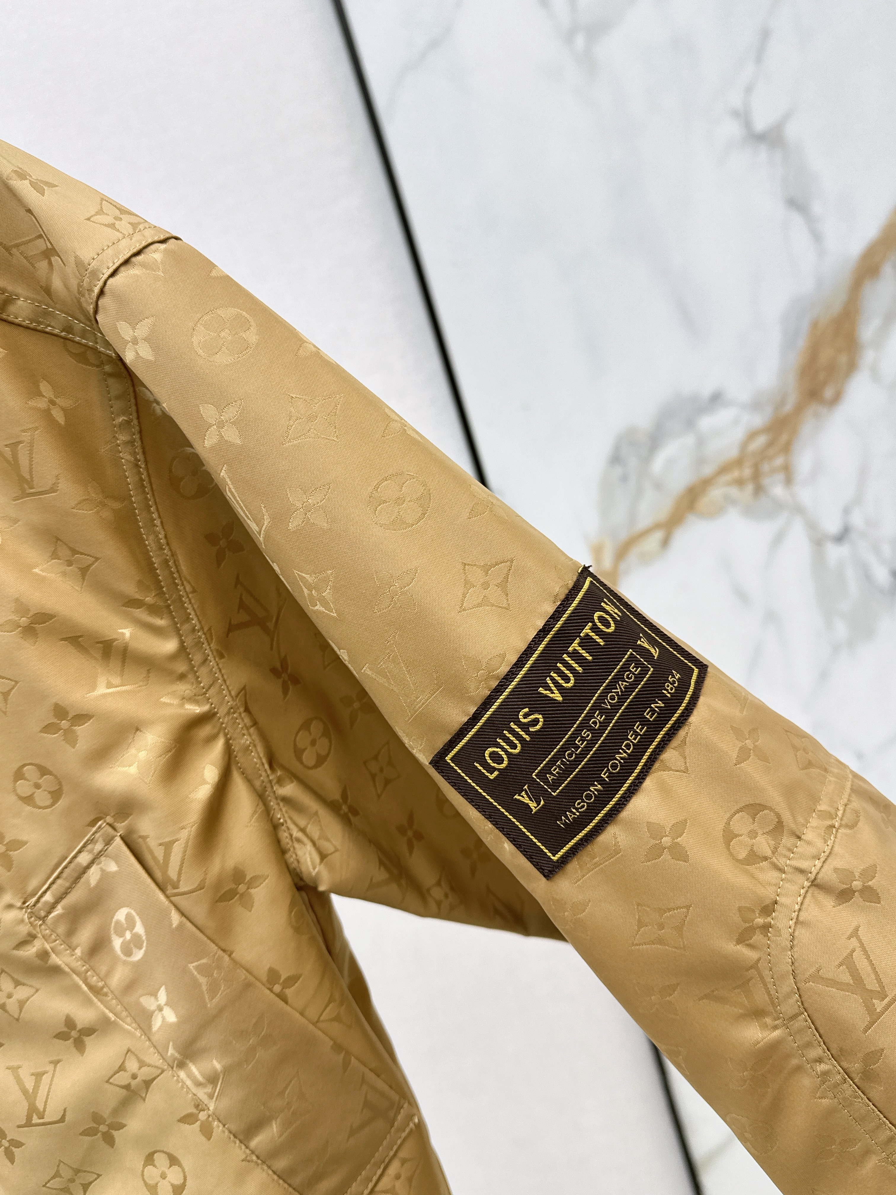 Loui 26ss jacquard hooded jacket
