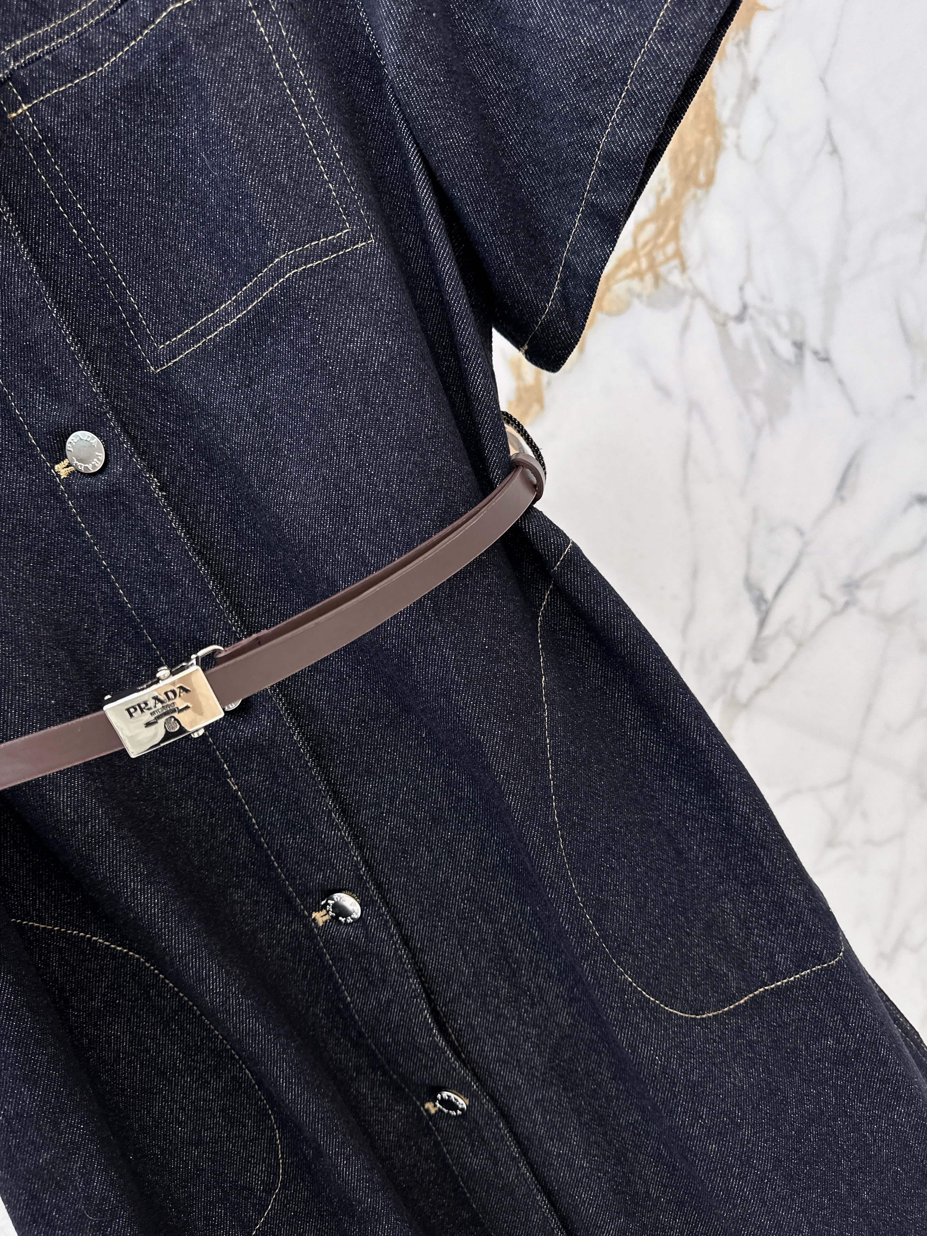 Pra 26ss denim dress