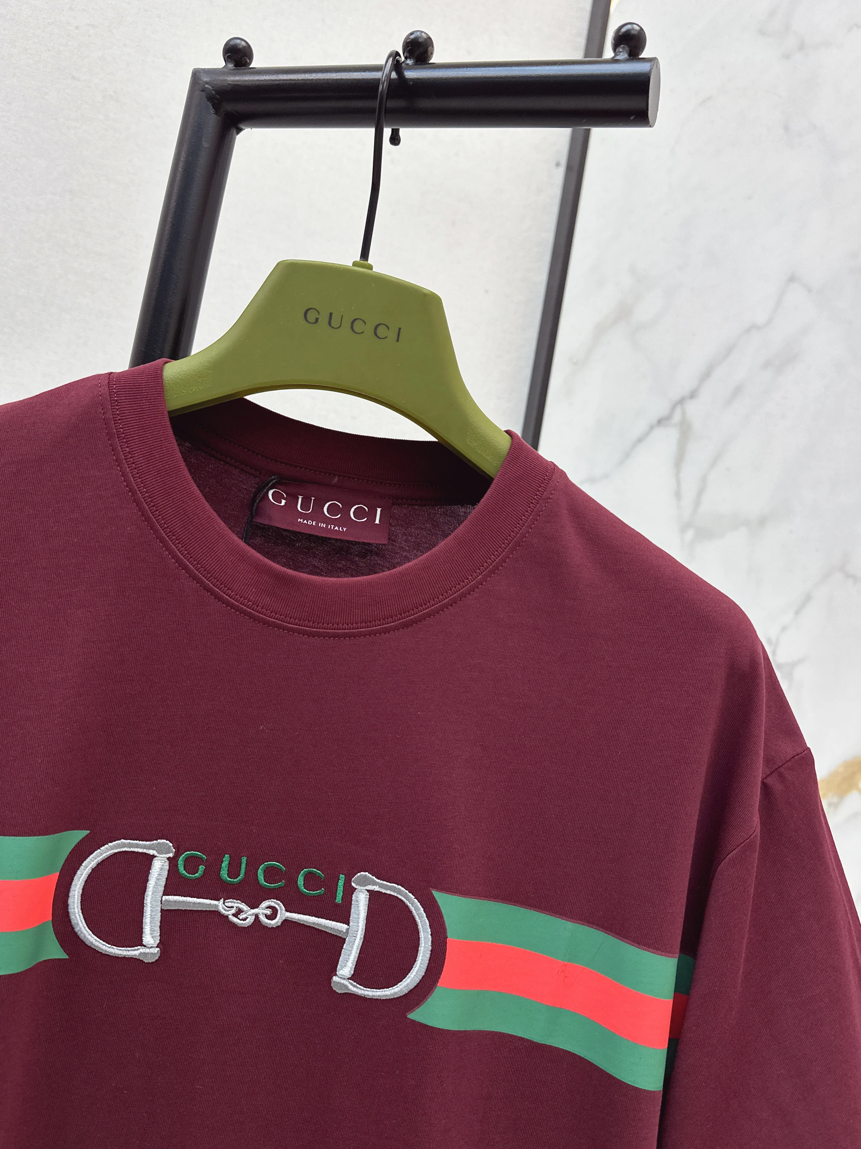 Gucc 26ss embroidery t-shirts