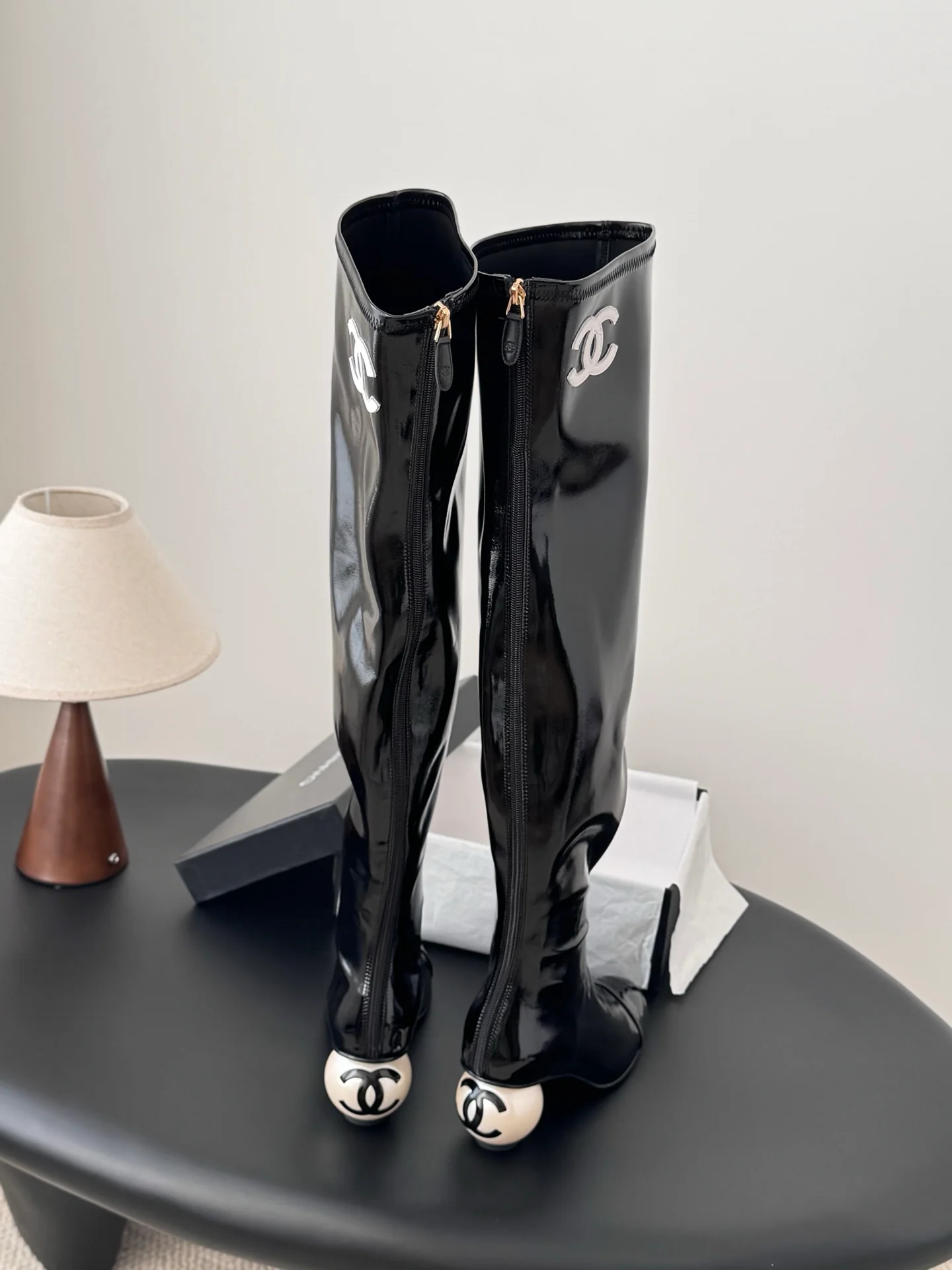 Chan 25fw over the knee boots