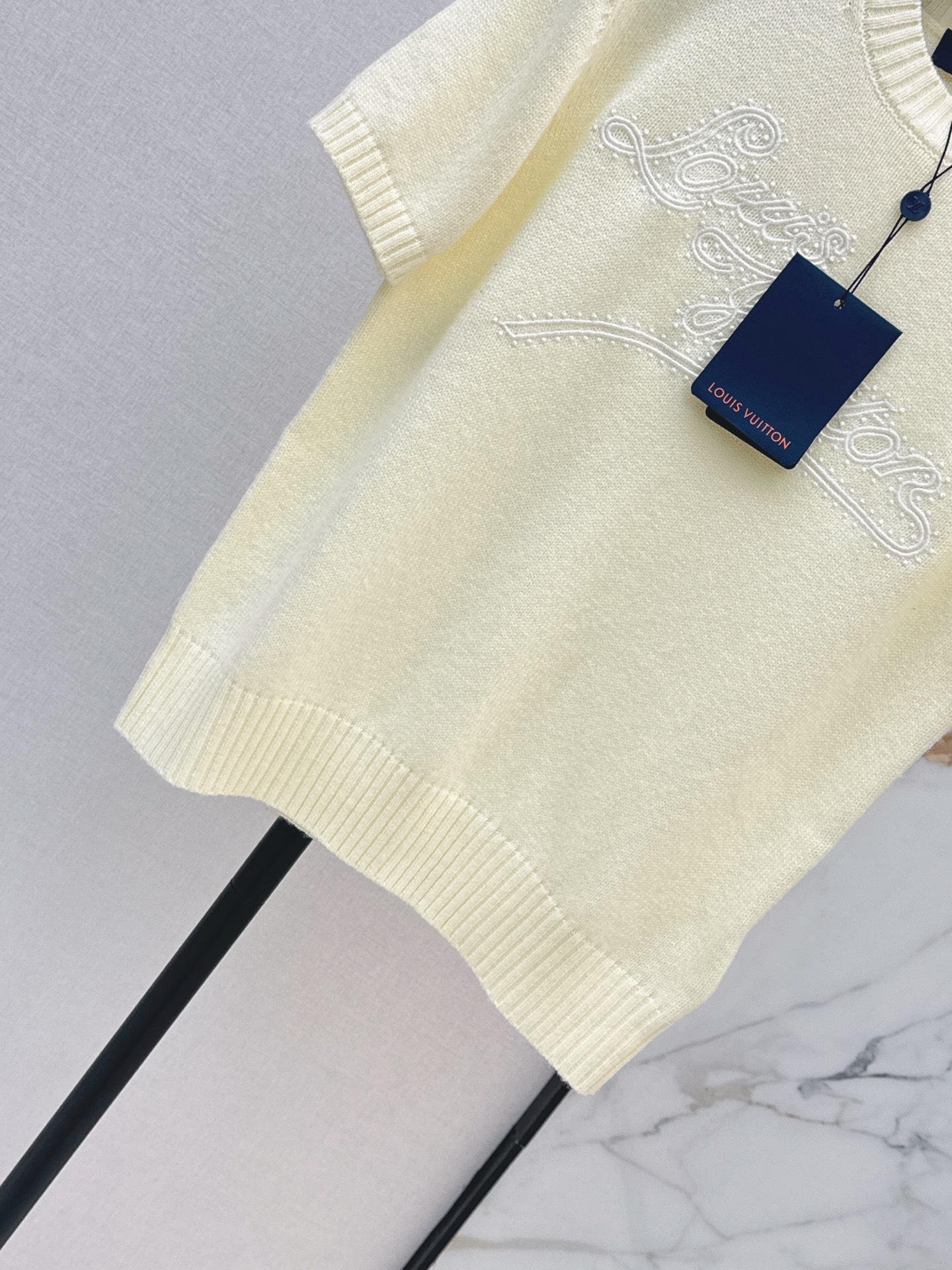Loui 26ss embroidery knit sweater
