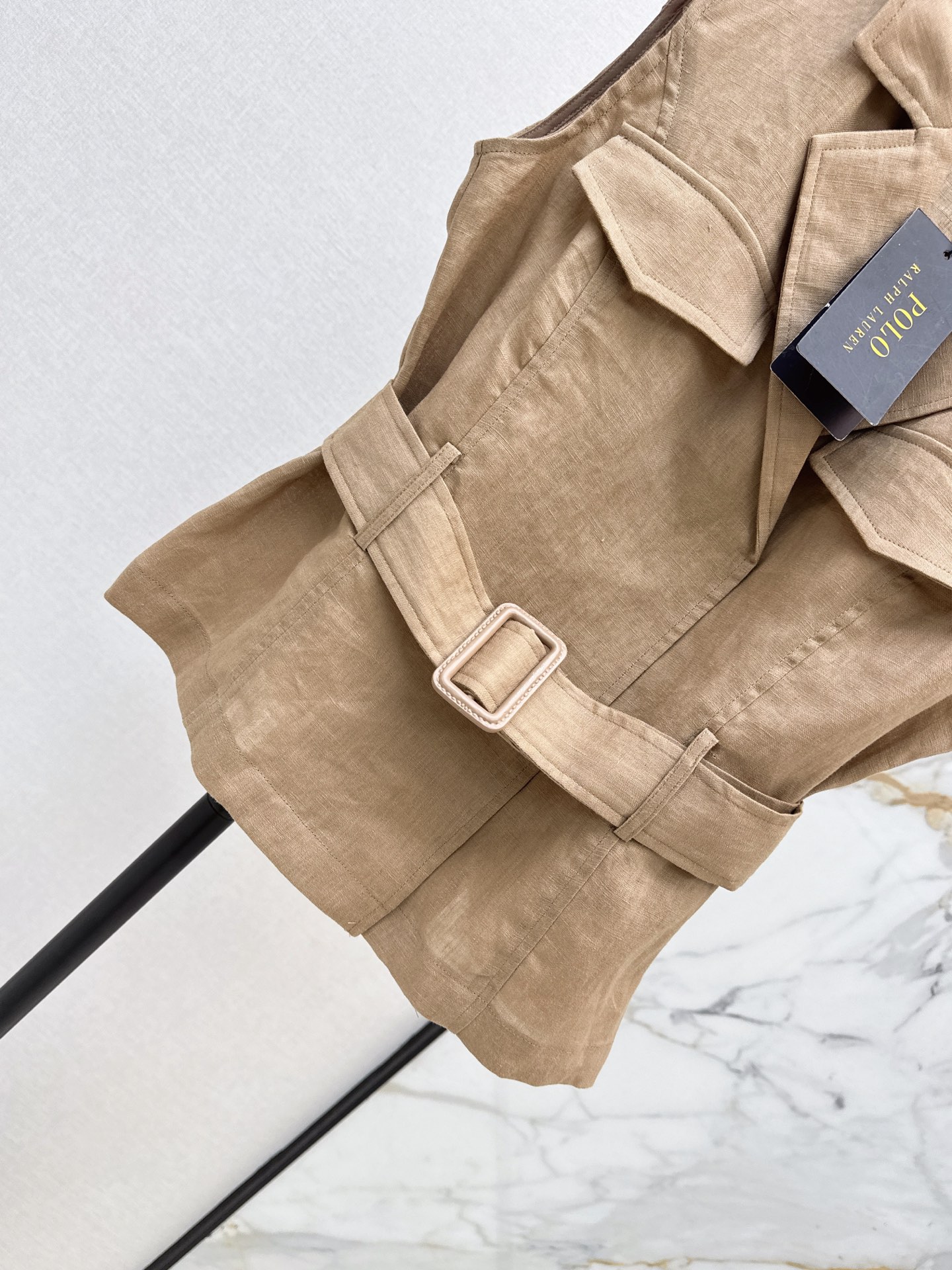Ralp 26ss linen vest jacket