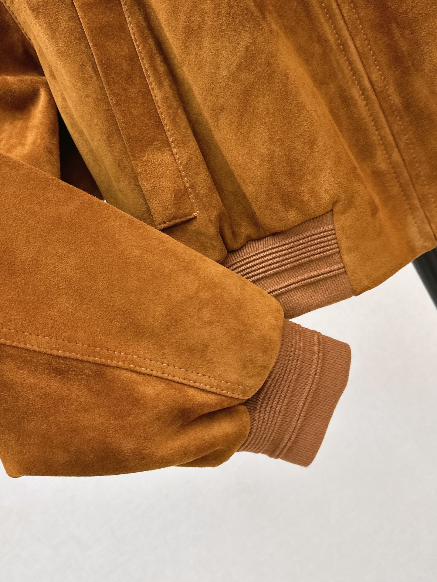 Miu 26ss suede cropped jacket