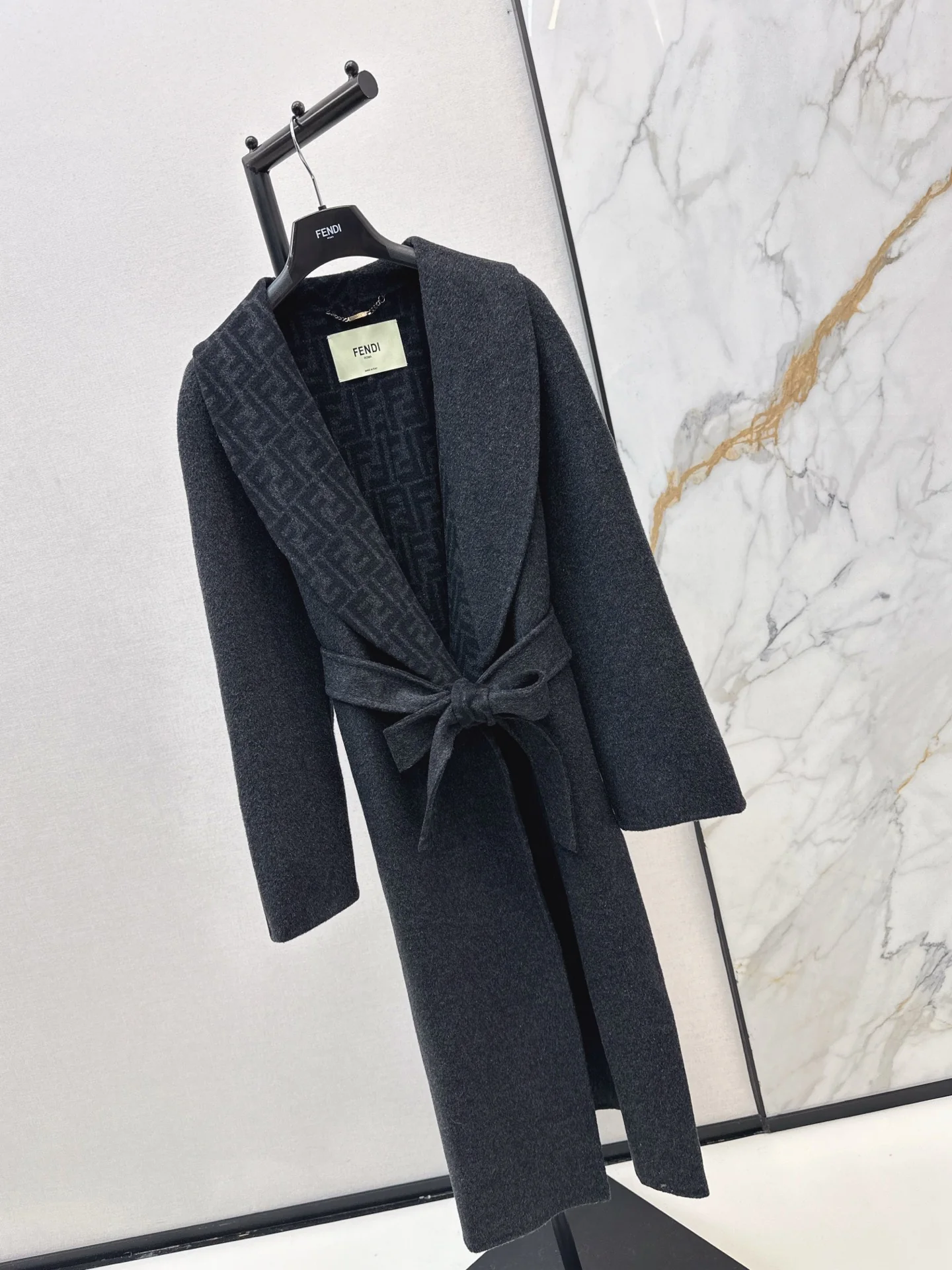 Fend 25fw woolen overcoats