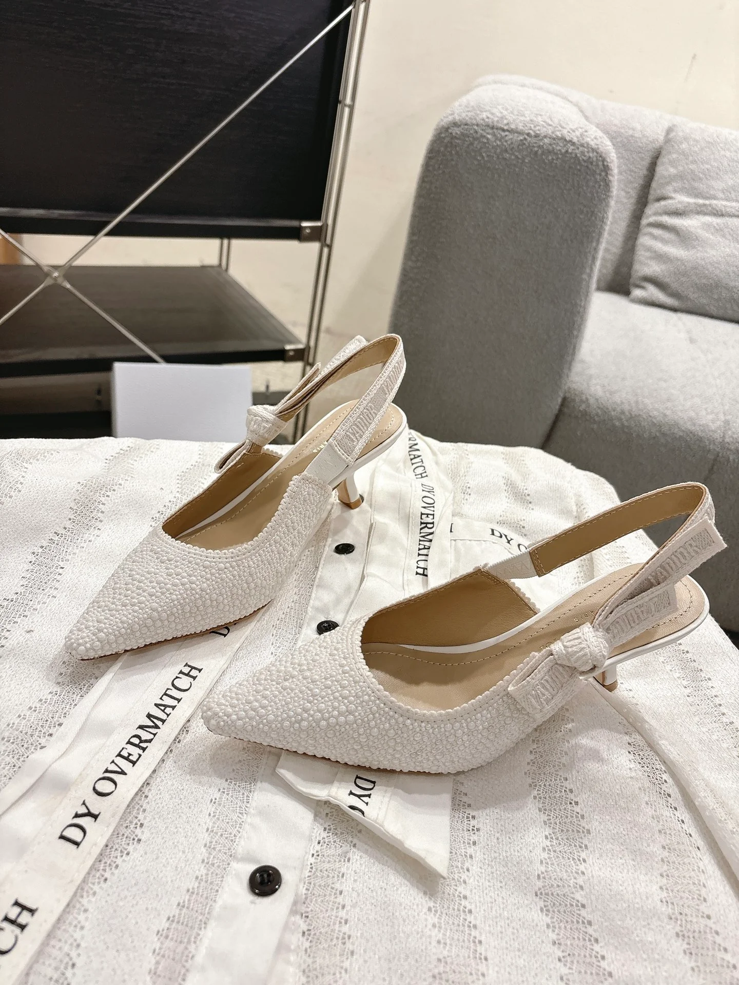 CD 25fw kitten slingback heels