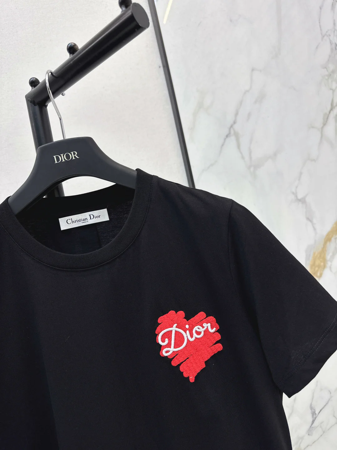 CD 26ss heart print t-shirts