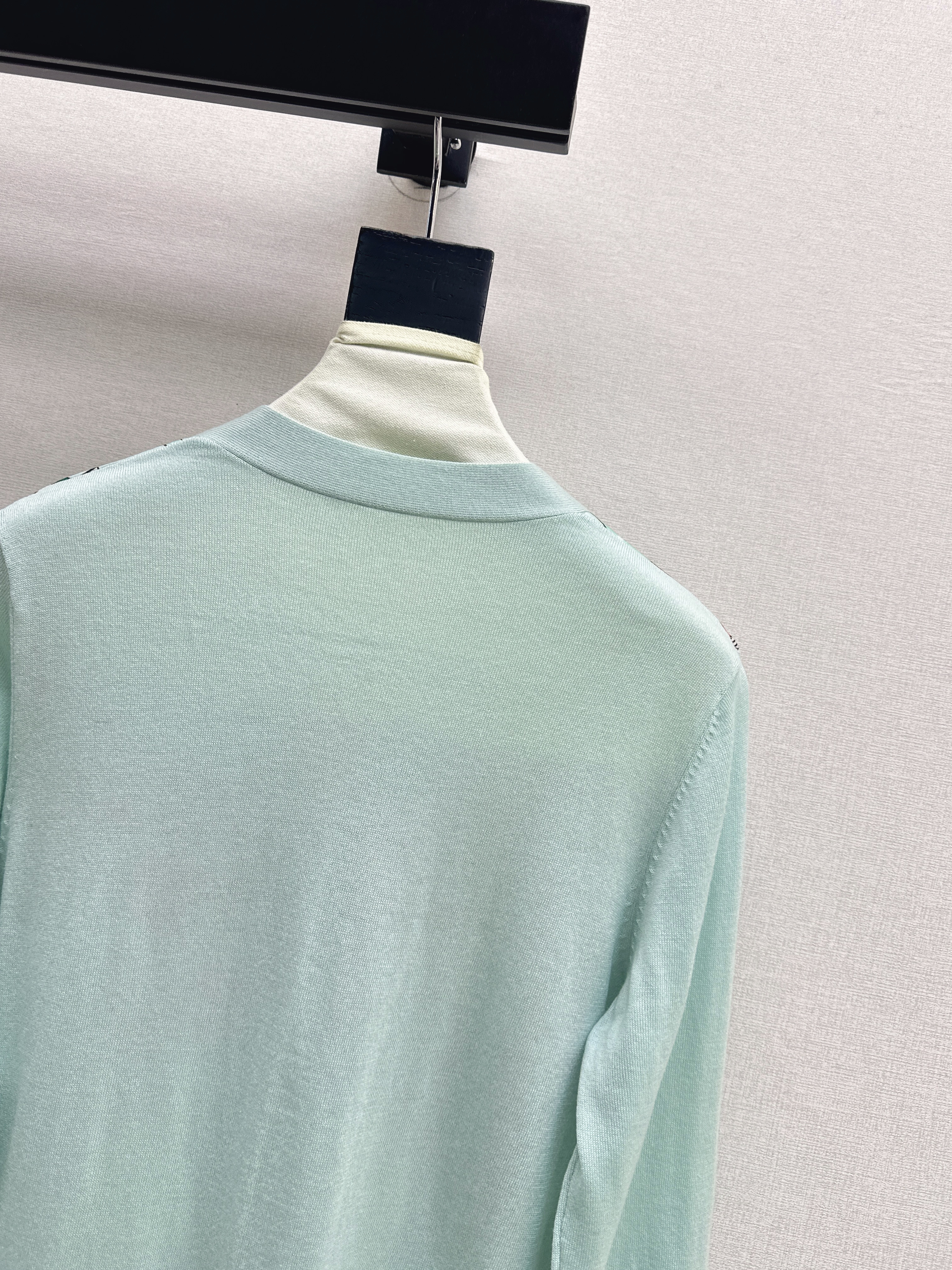 Herm 26ss print knit cardigan