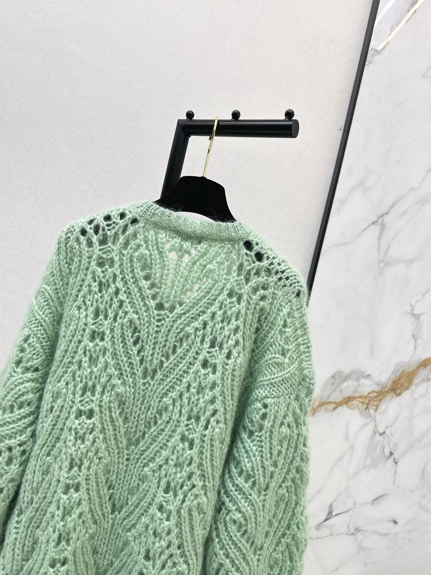 Chan 26ss knit bow dress