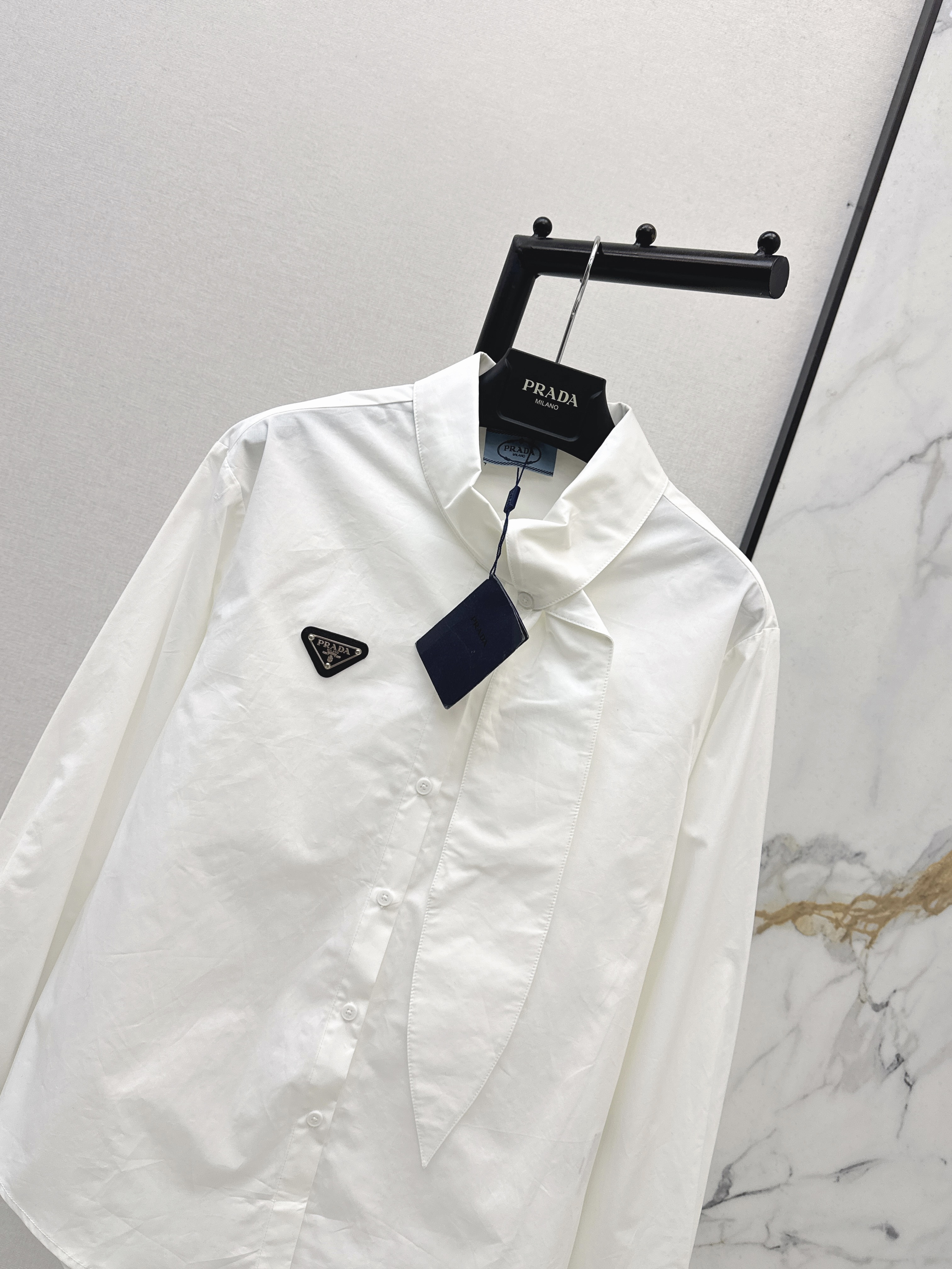 Pra 26ss ribbon shirt
