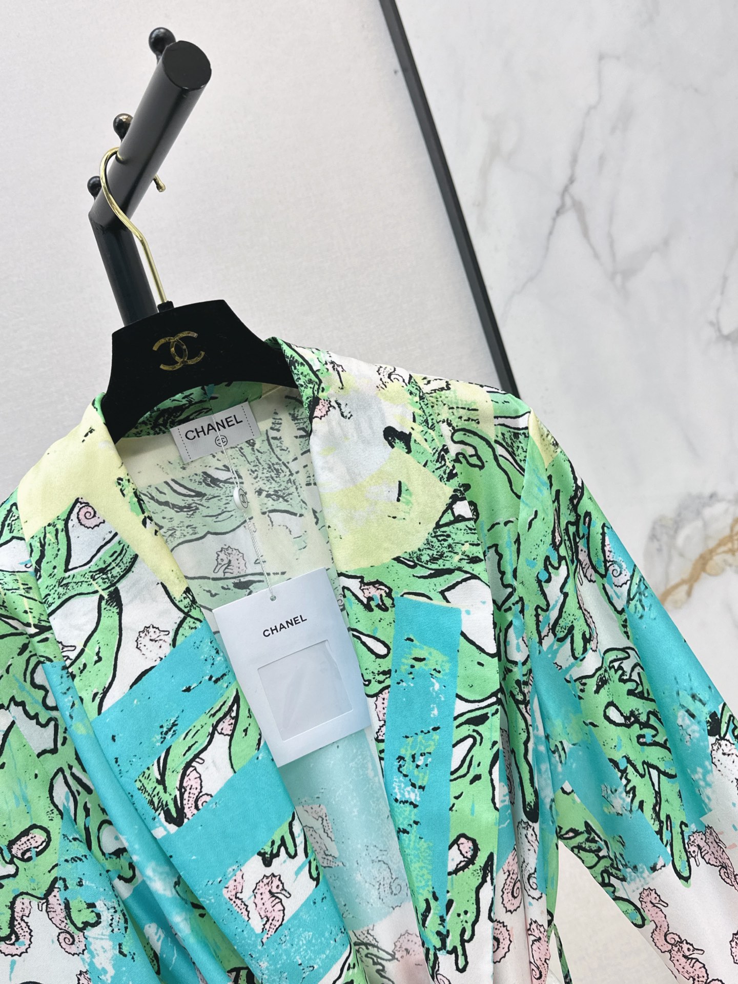 Chan 26ss coco beach silk jacket