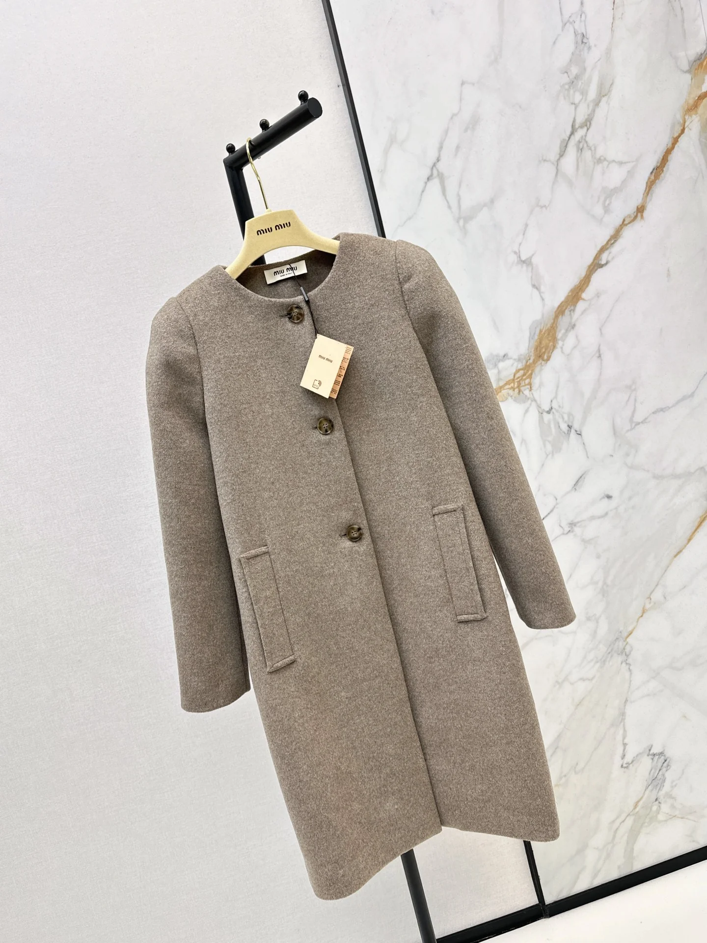 Miu 26ss woolen overcoats