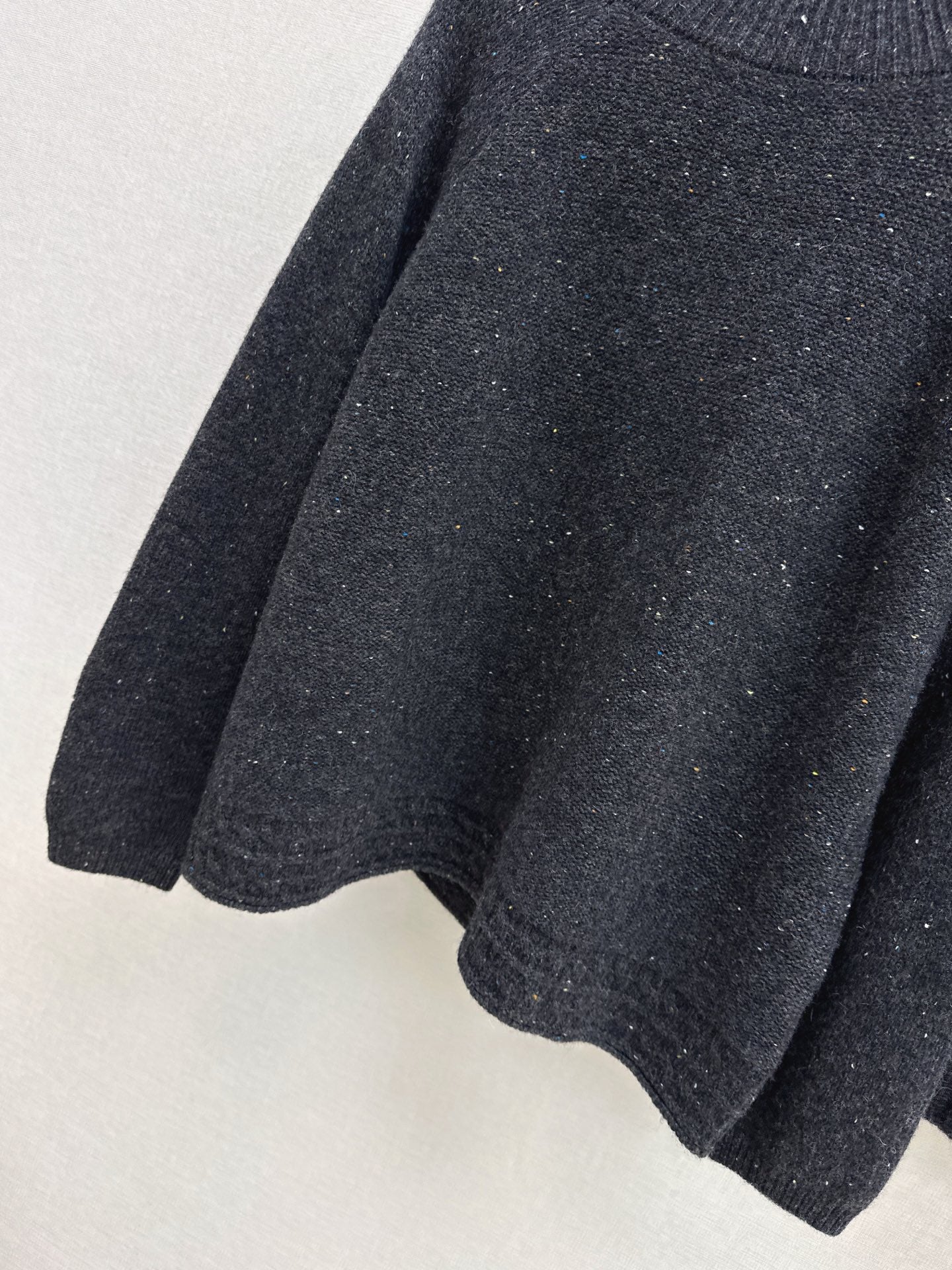 Brun 26ss knit high neck sweater+skirt outfit set