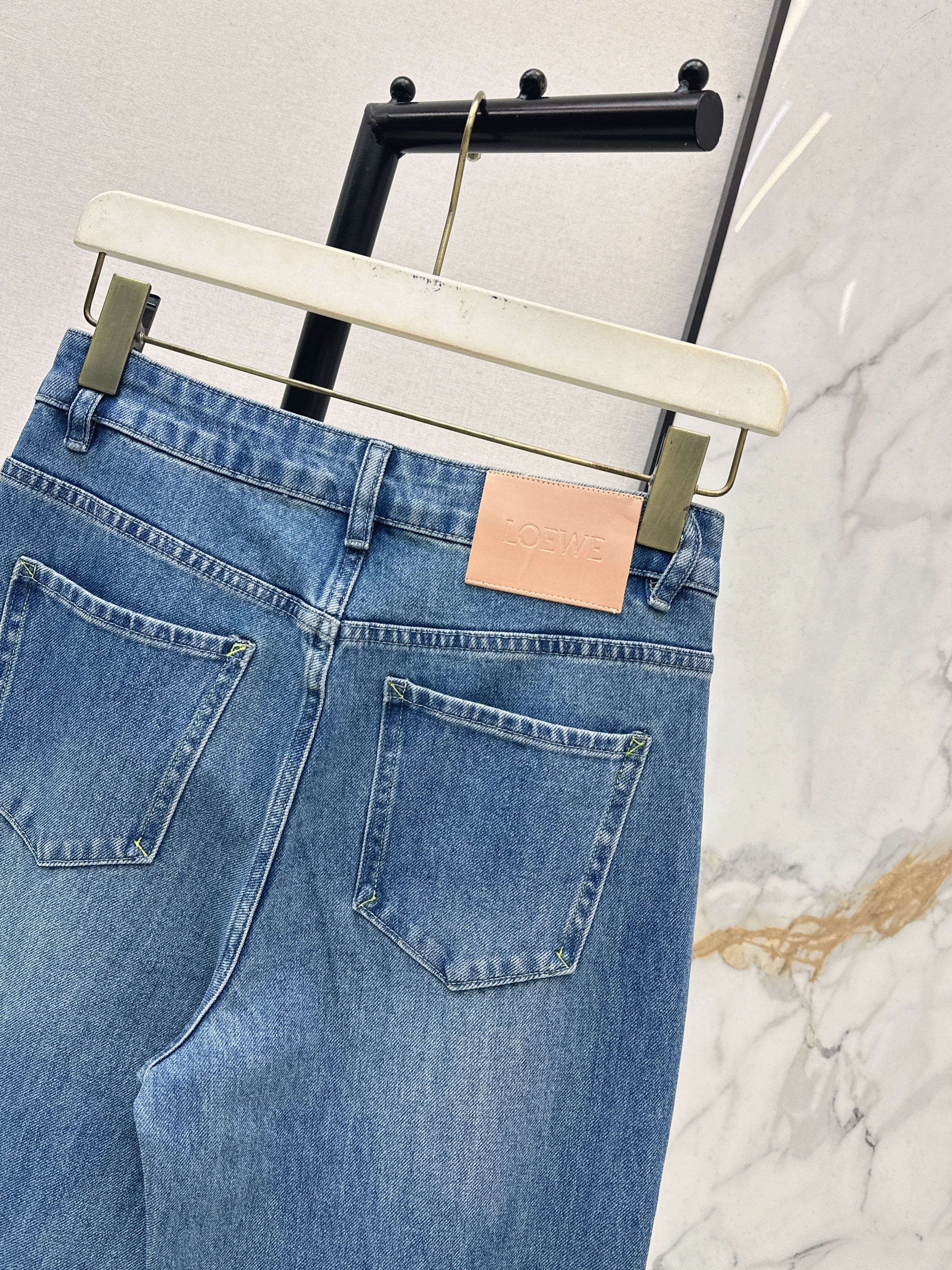 Loe 26ss cropped jeans