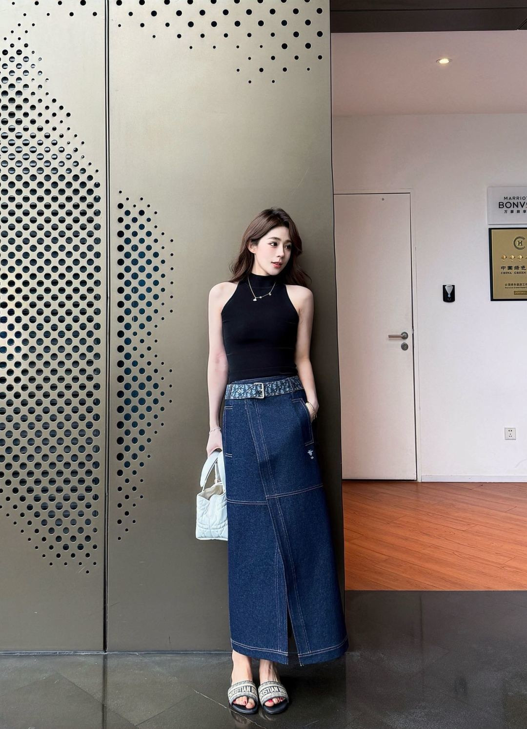 CD 26ss denim skirts