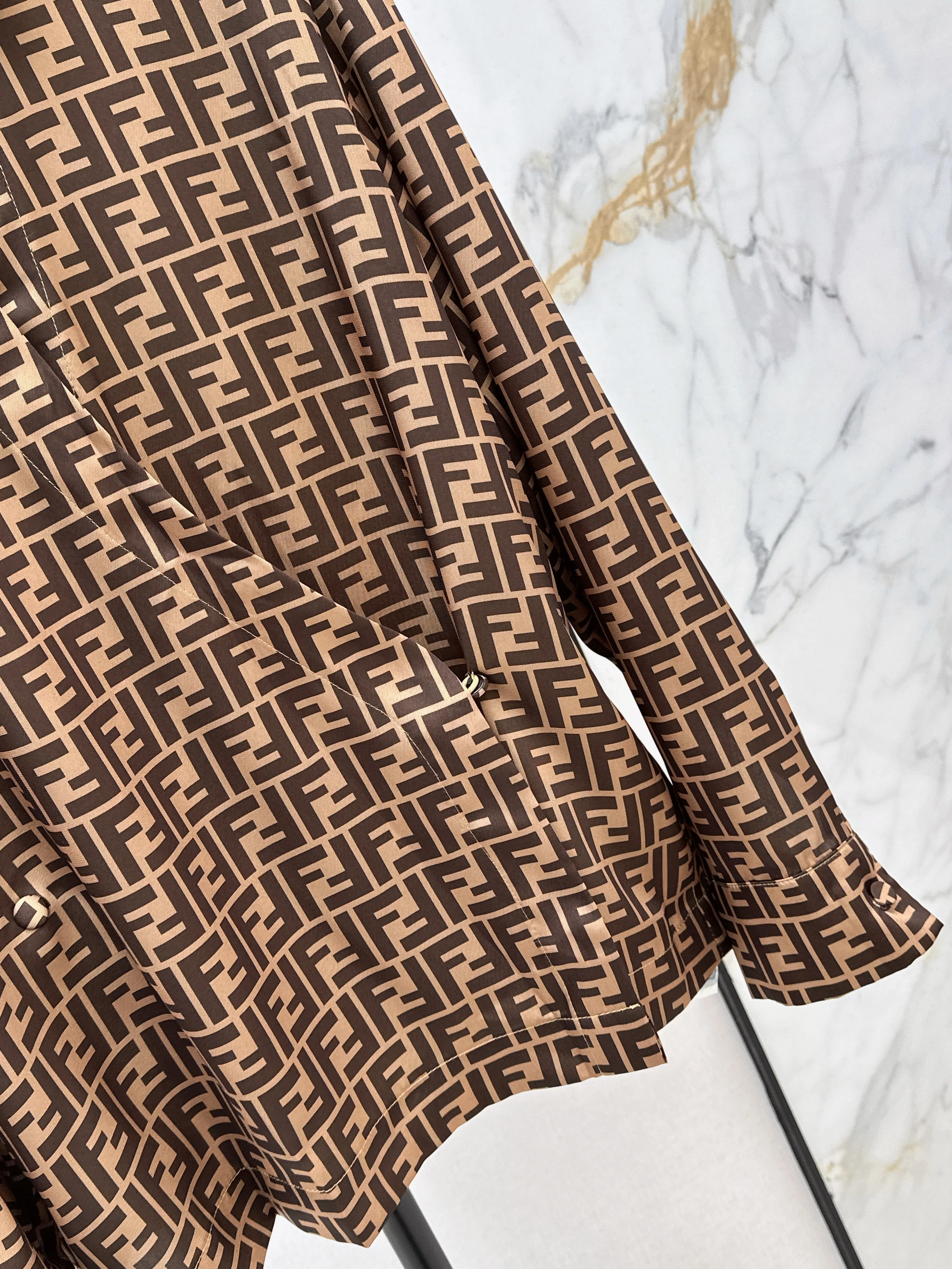 Fend 26ss silk shirts