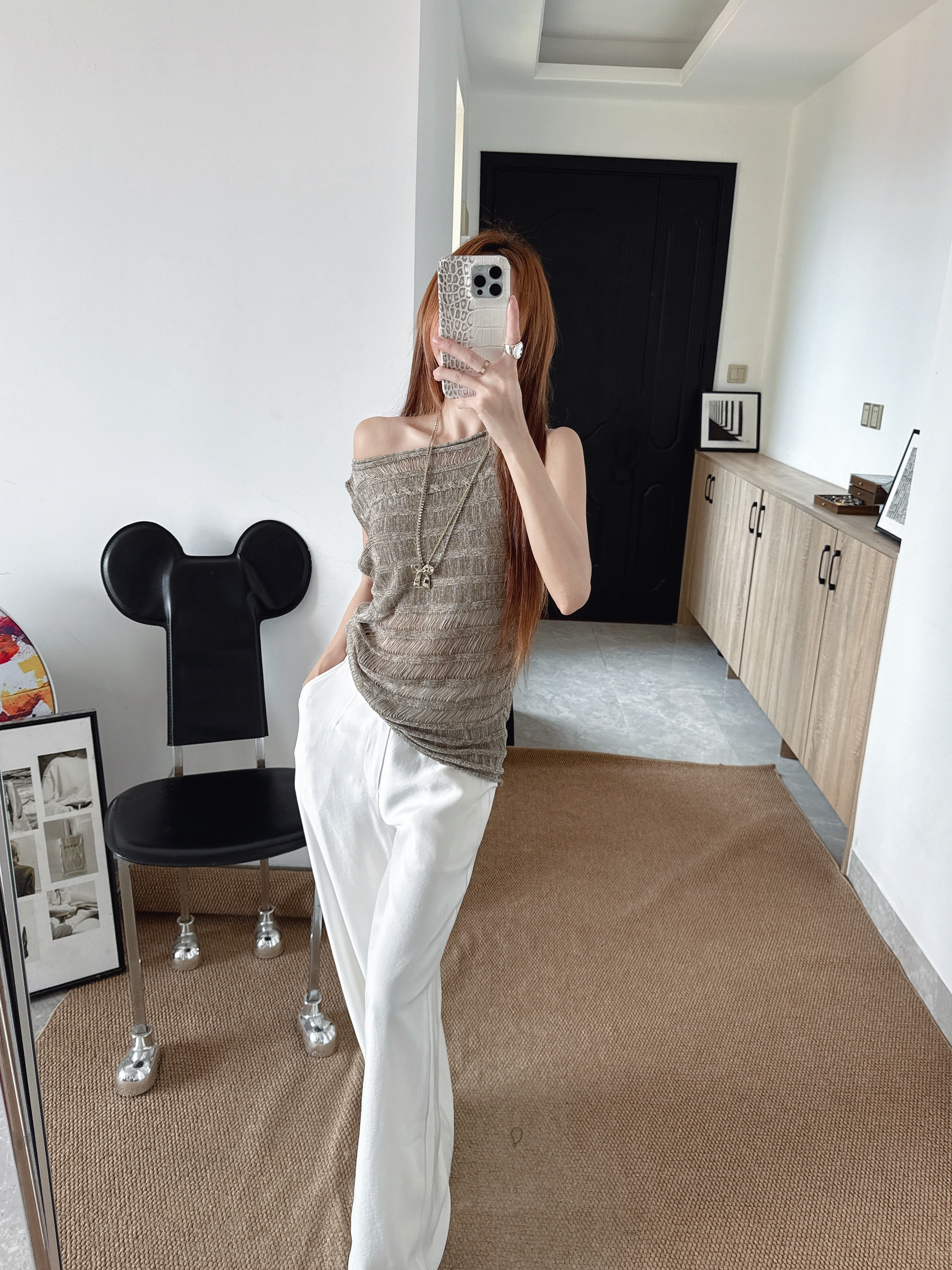Brun 26ss sleeveless knitwear